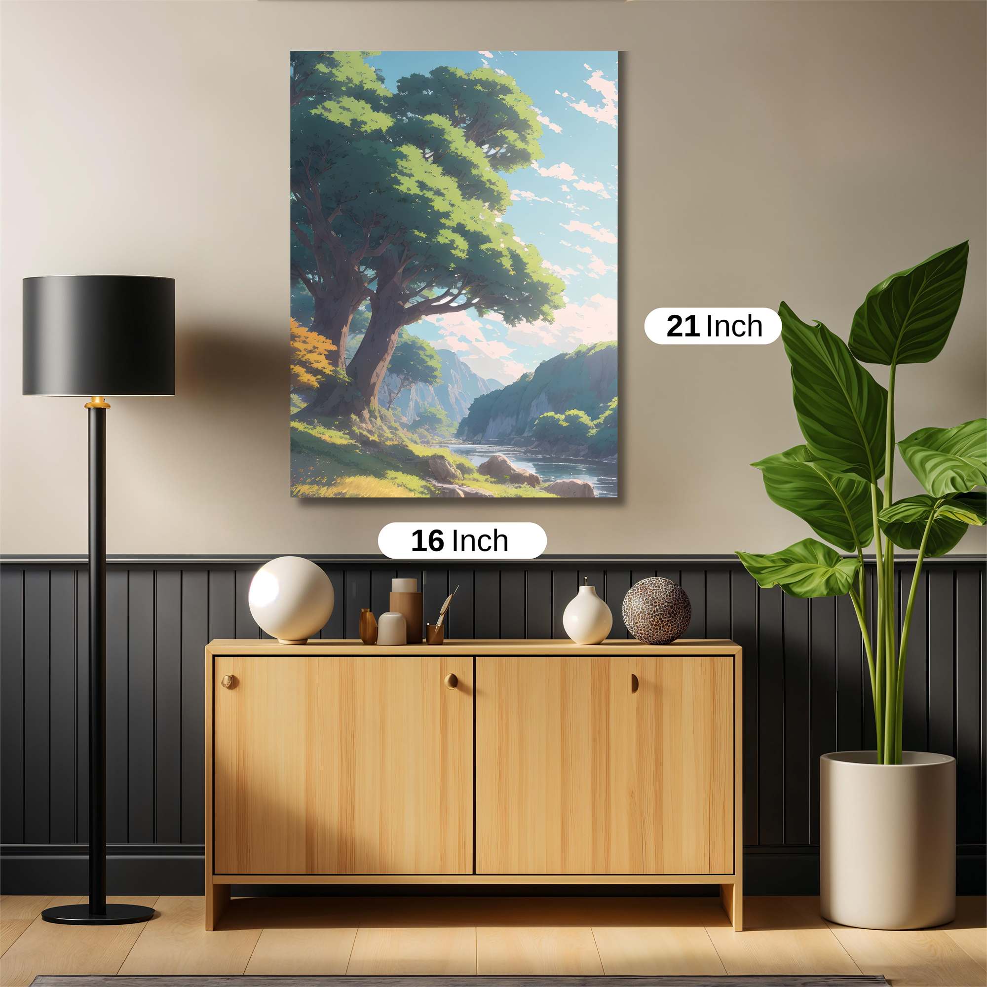 Sunlit Serenity Safe Wall Magnetic / M