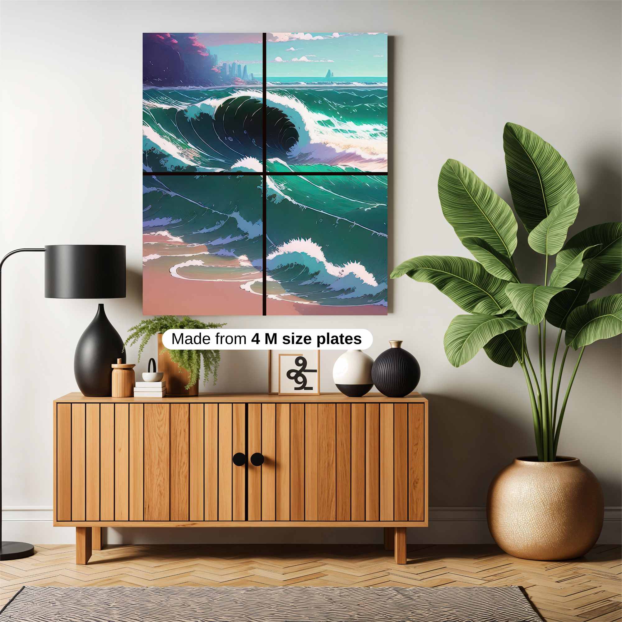 Ocean Whimsy Safe Wall Magnetic / M