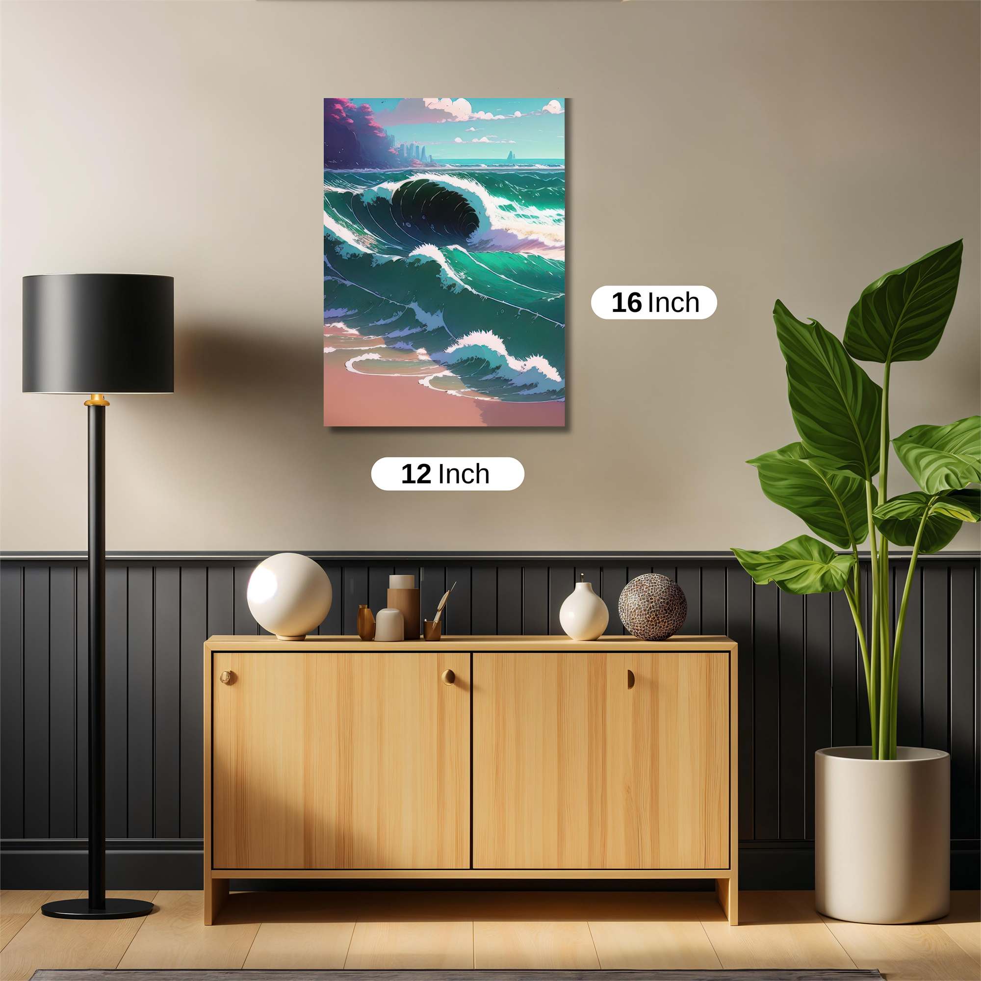 Ocean Whimsy Safe Wall Magnetic / M
