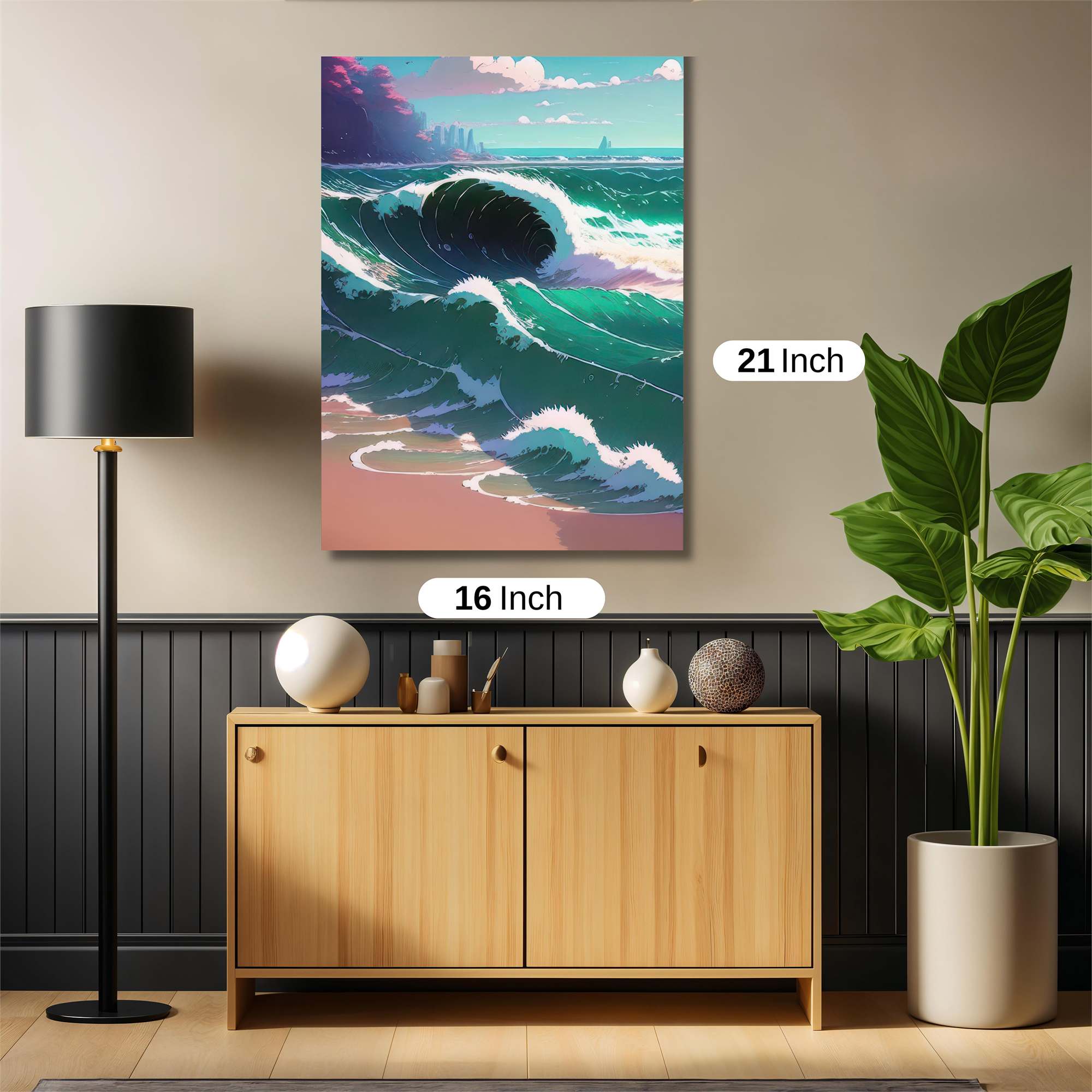 Ocean Whimsy Safe Wall Magnetic / M