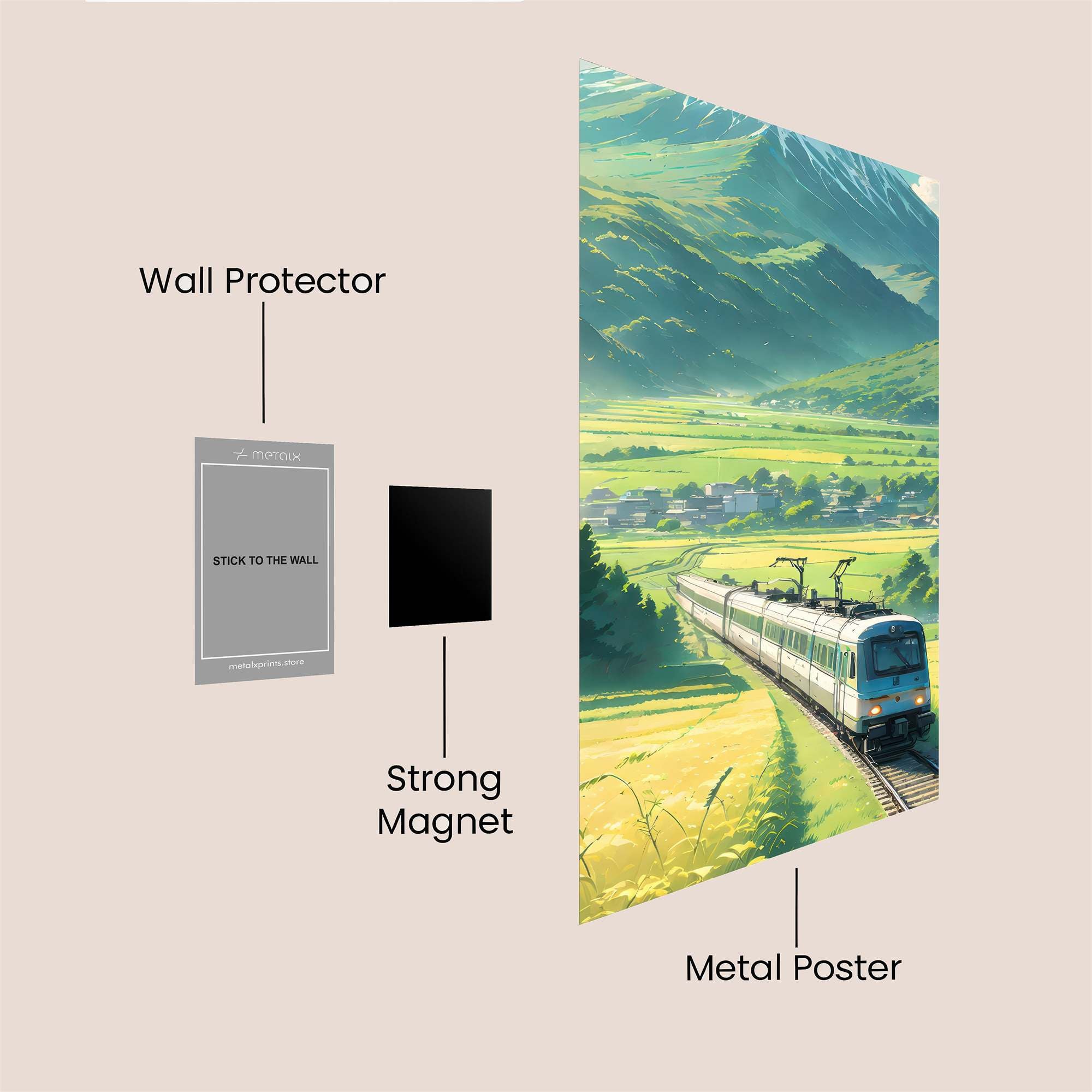 Fuji Serenity Safe Wall Magnetic / M