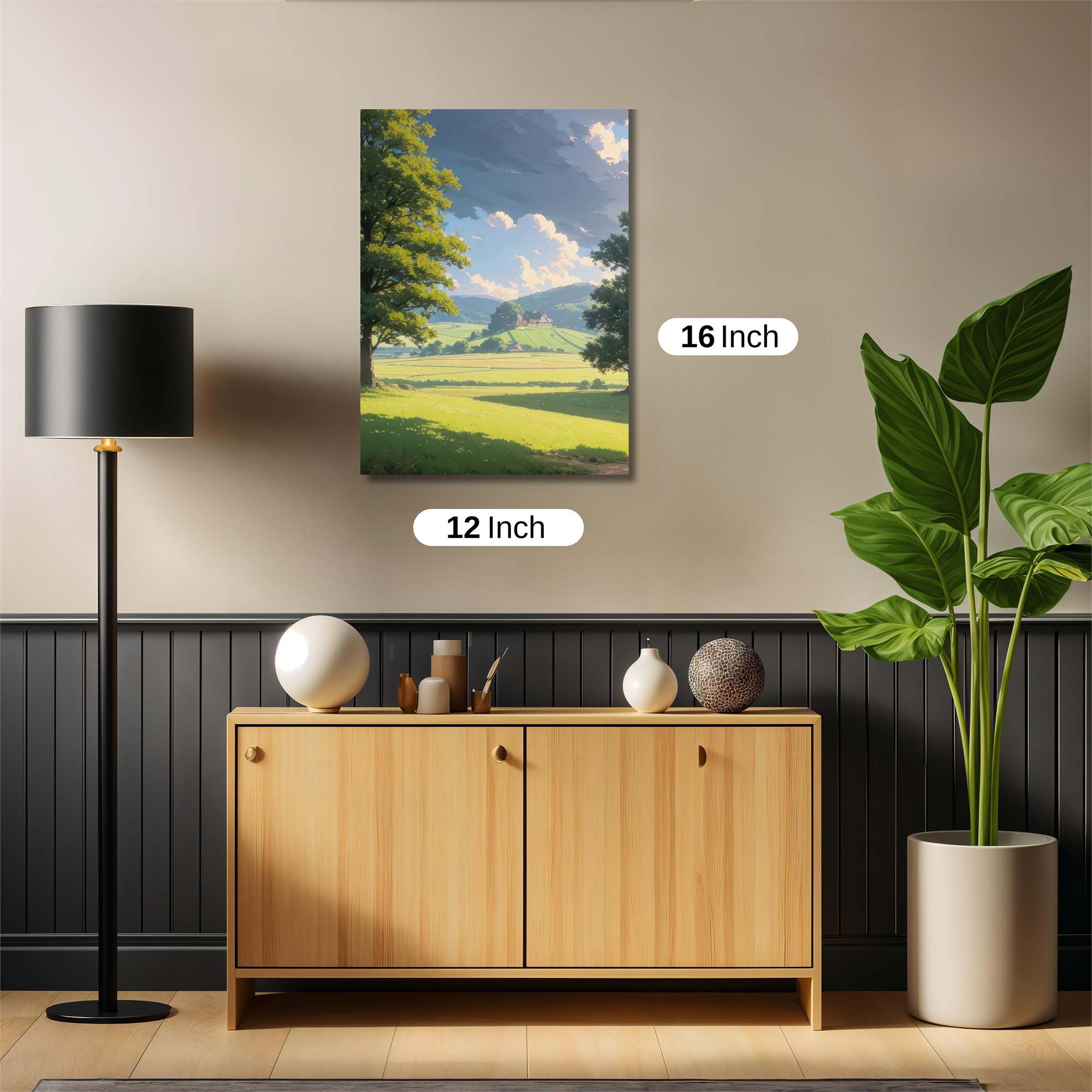 Pastoral Serenity Safe Wall Magnetic / M