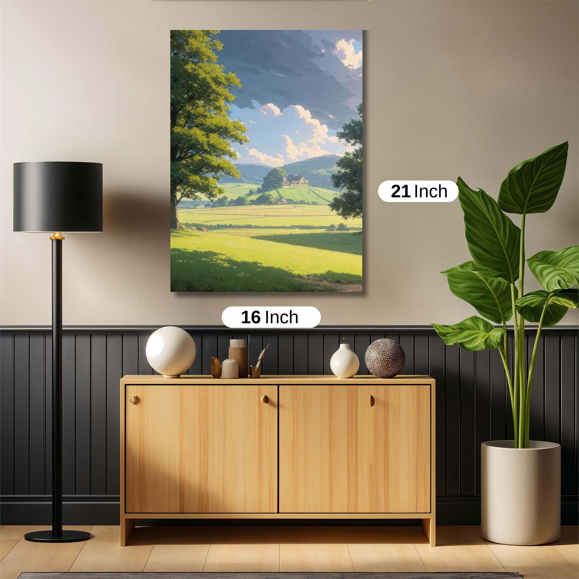 Pastoral Serenity Safe Wall Magnetic / M