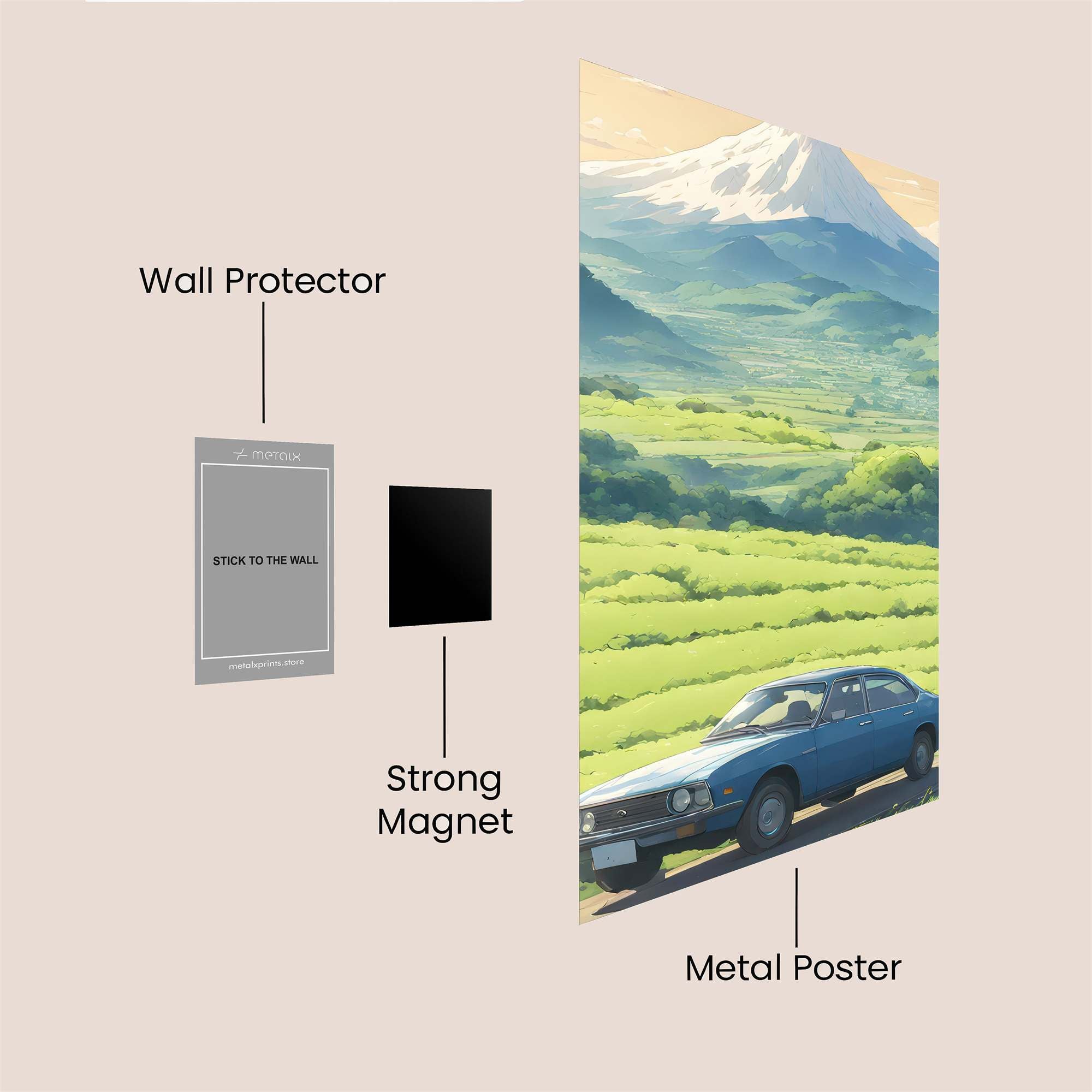 Fuji Serenity Safe Wall Magnetic / M