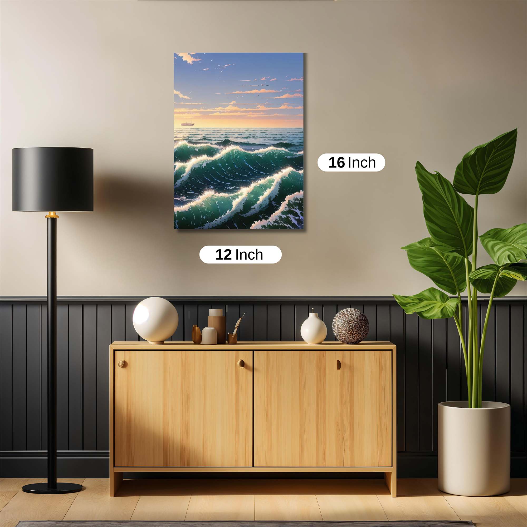 Oceanic Serenity Safe Wall Magnetic / M