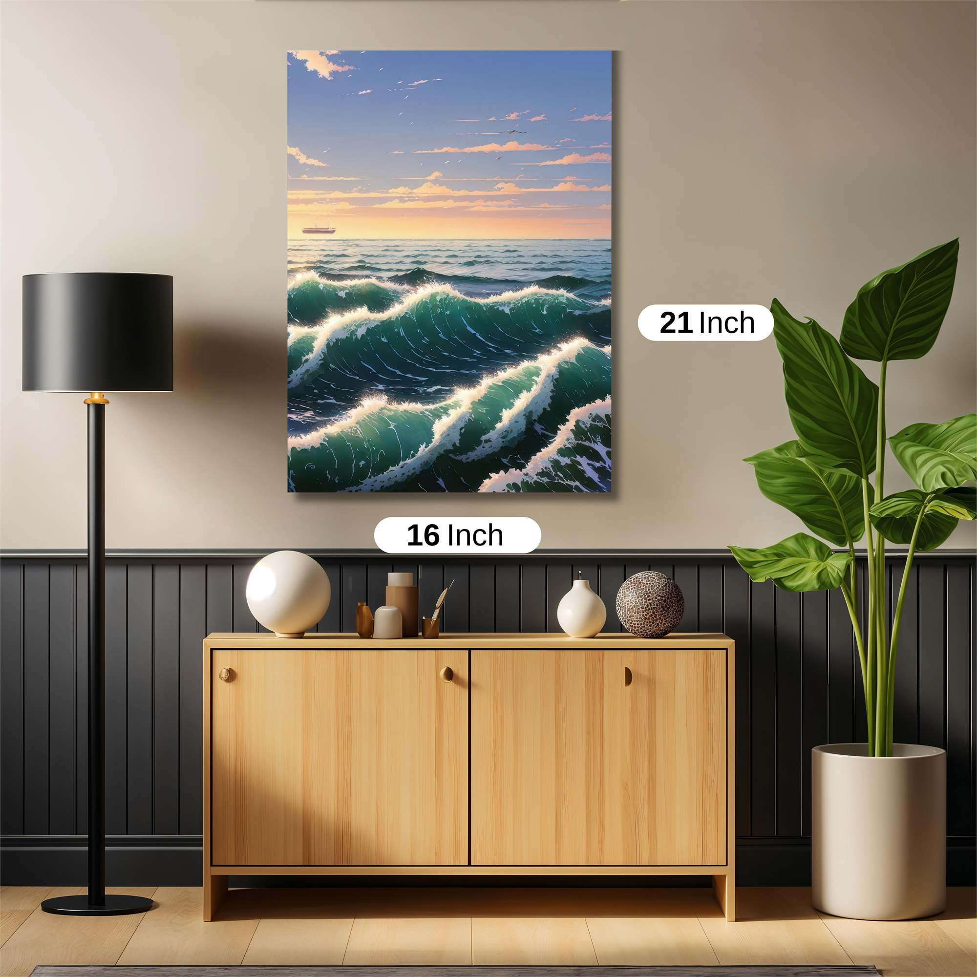 Oceanic Serenity Safe Wall Magnetic / M