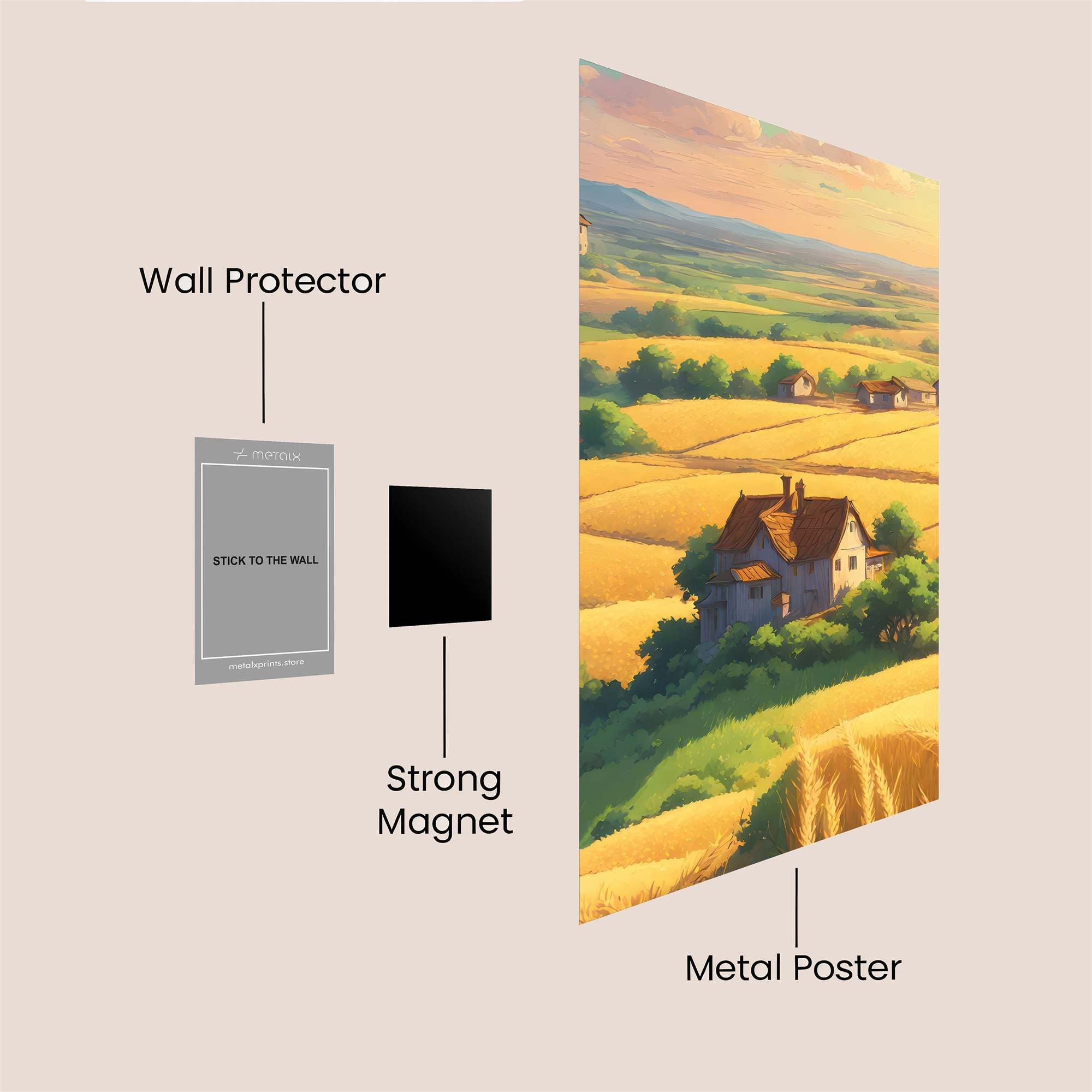Harvest Bliss Safe Wall Magnetic / M