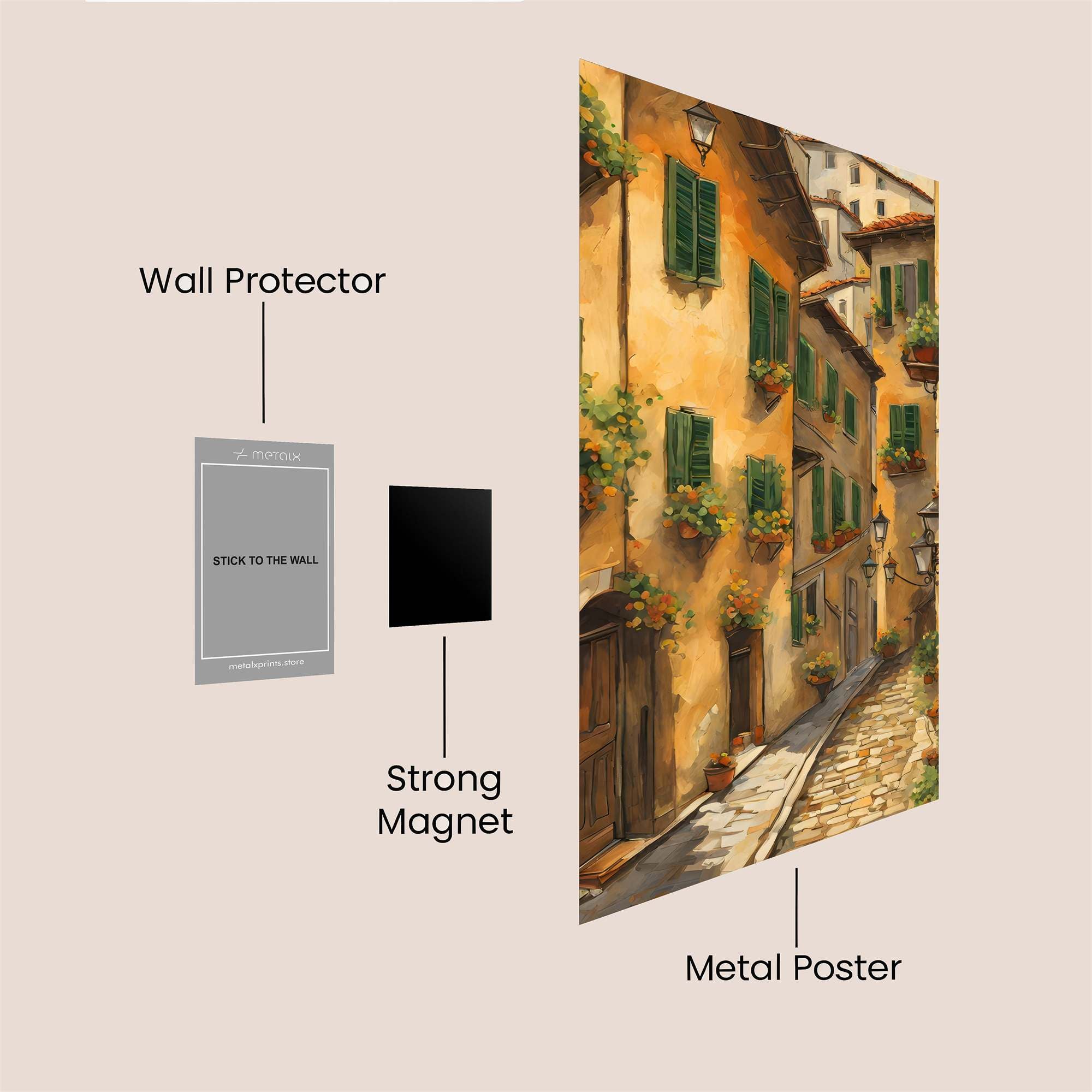 Italian Serenity Safe Wall Magnetic / M