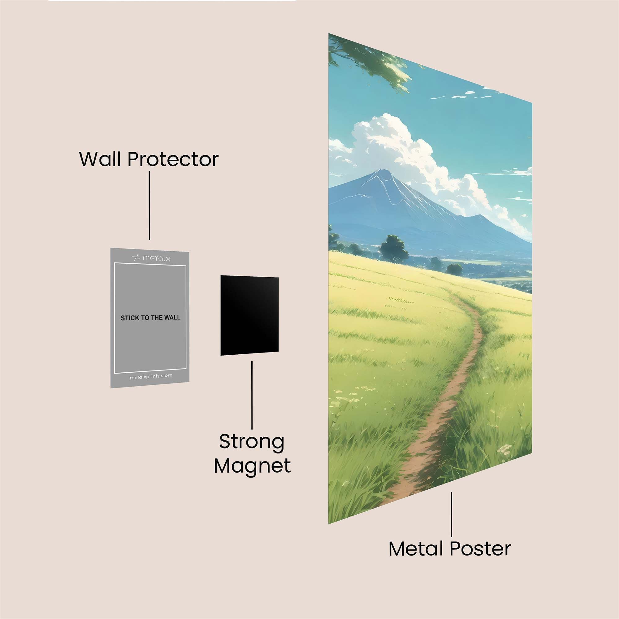 Mount Serenity Safe Wall Magnetic / M