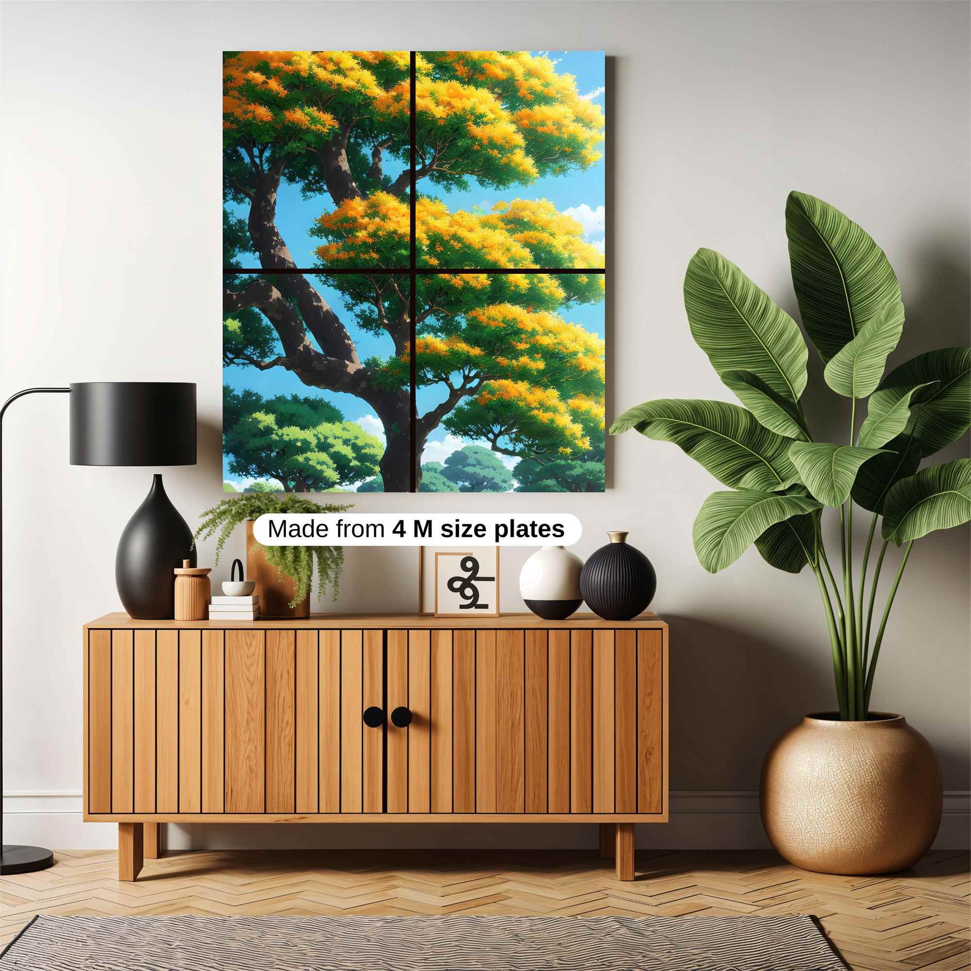 Golden Serenity Safe Wall Magnetic / M