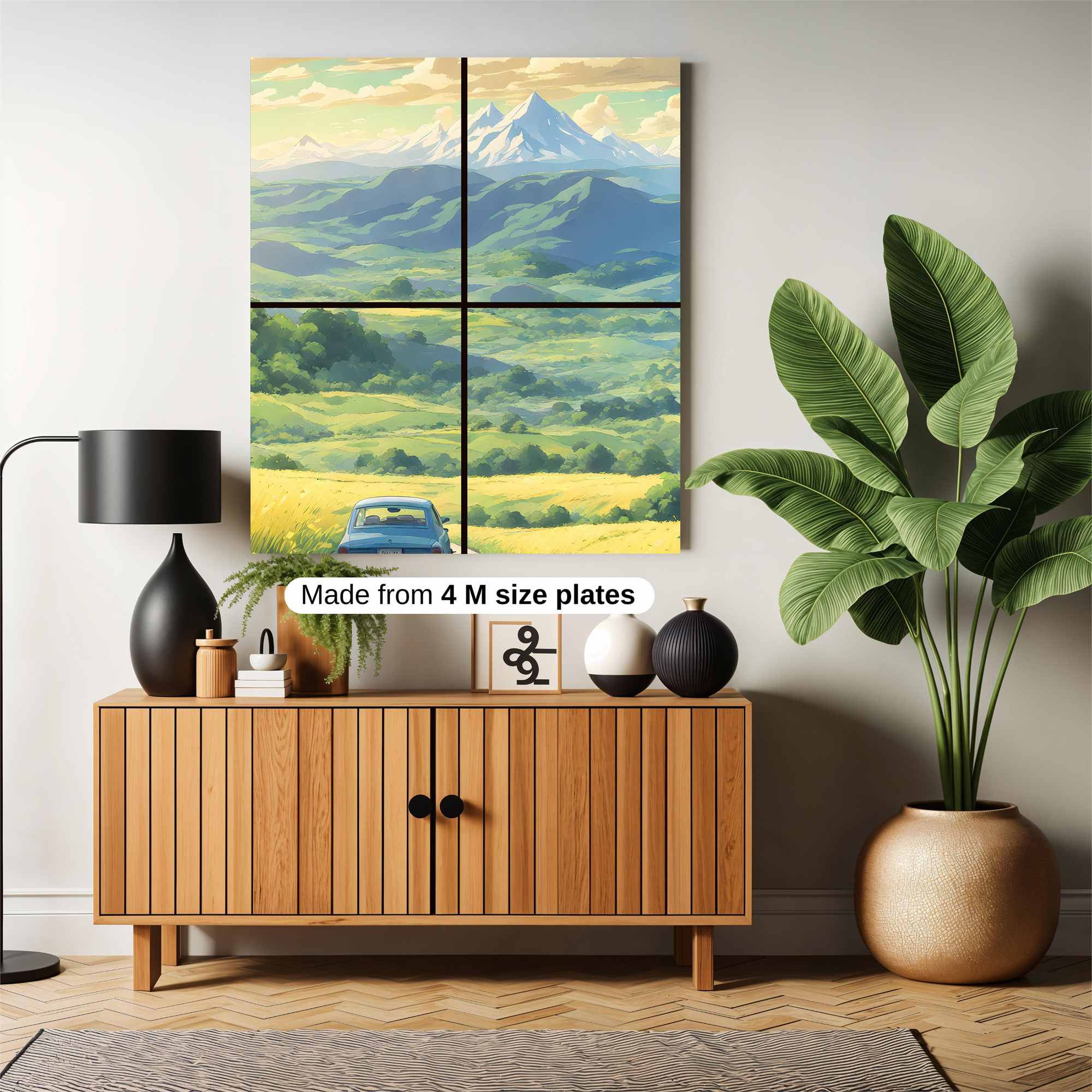 Mountain Serenity Safe Wall Magnetic / M