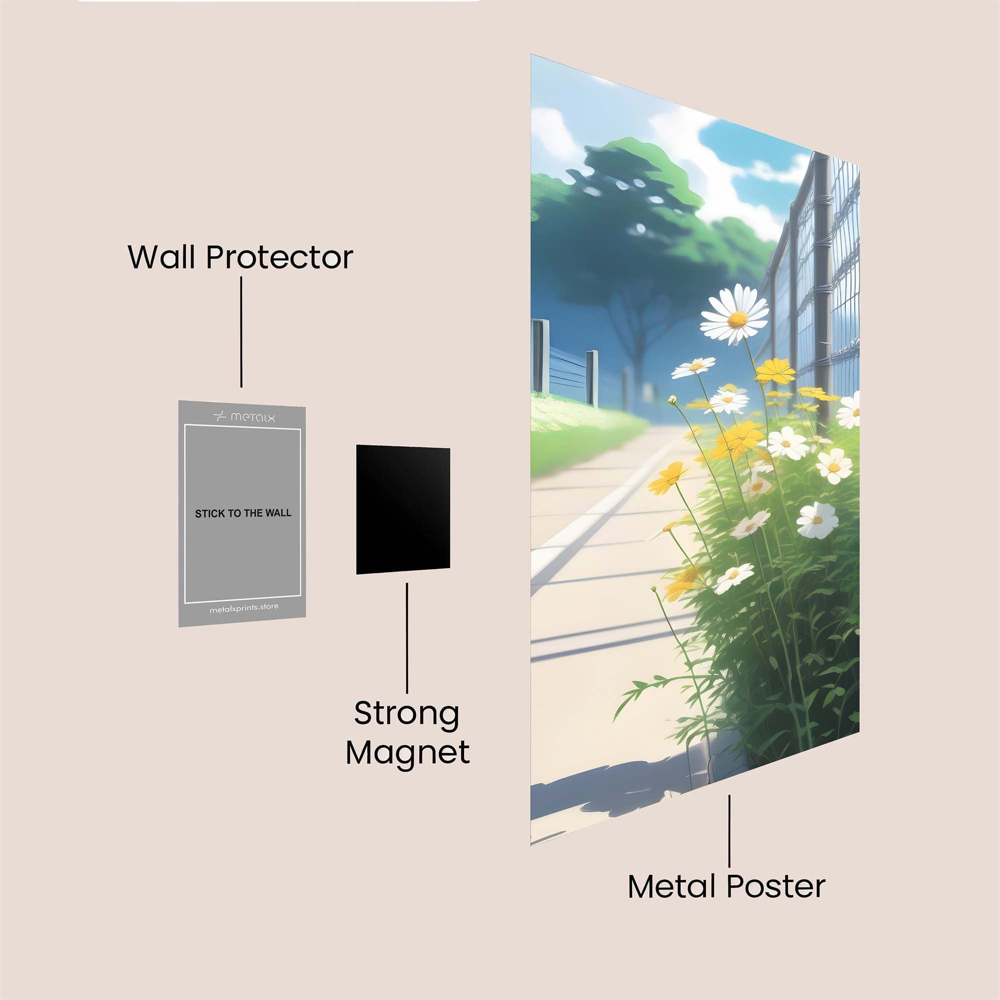 Fence Serenity Safe Wall Magnetic / M