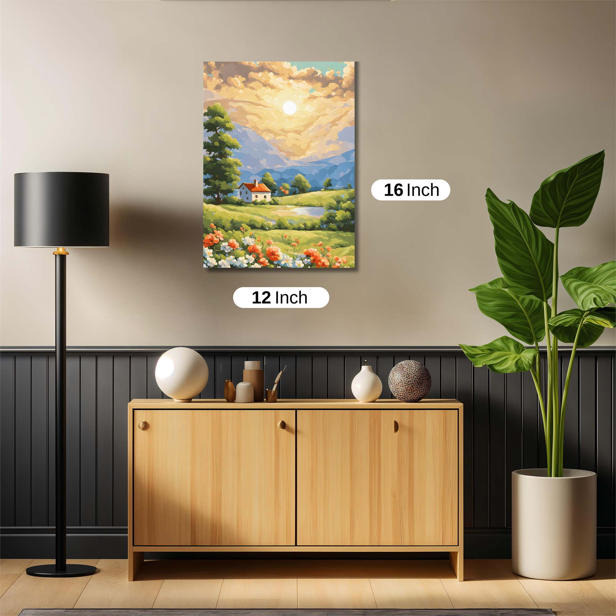 Sunset Serenity Safe Wall Magnetic / M