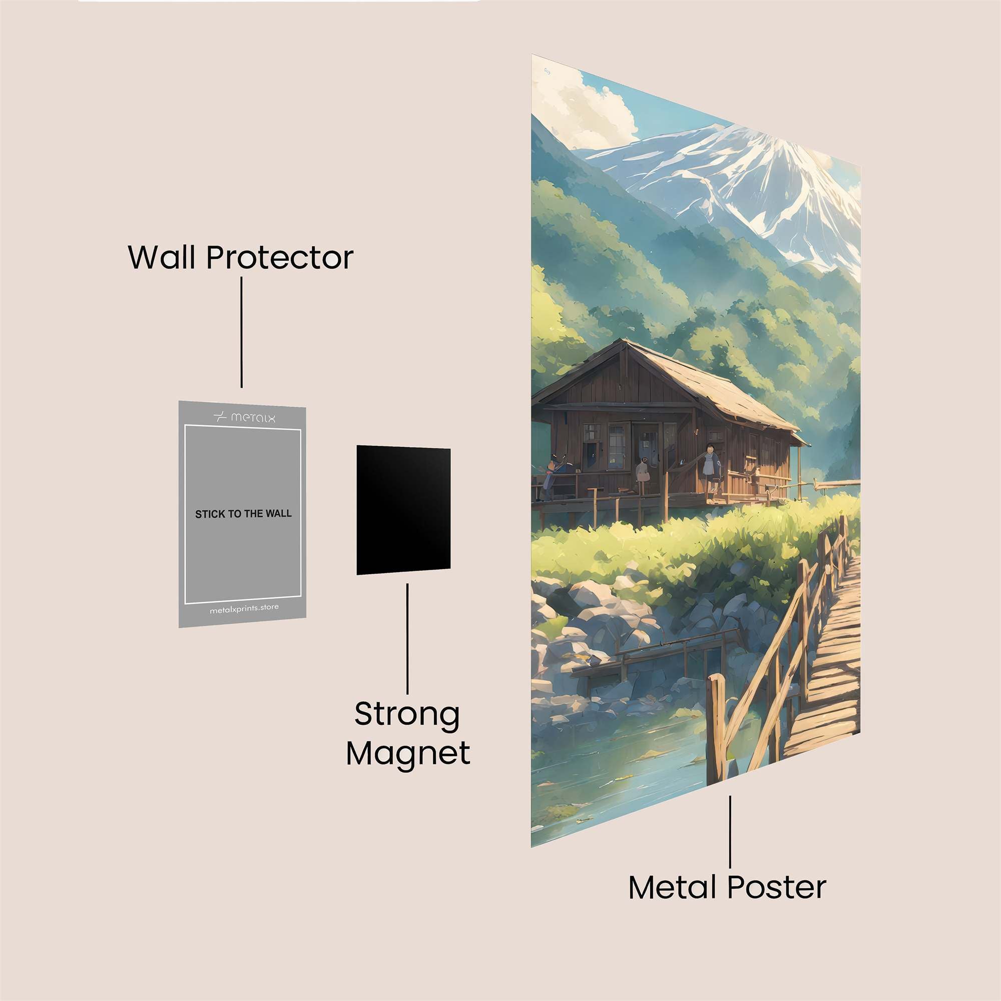 Fuji Serenity Safe Wall Magnetic / M