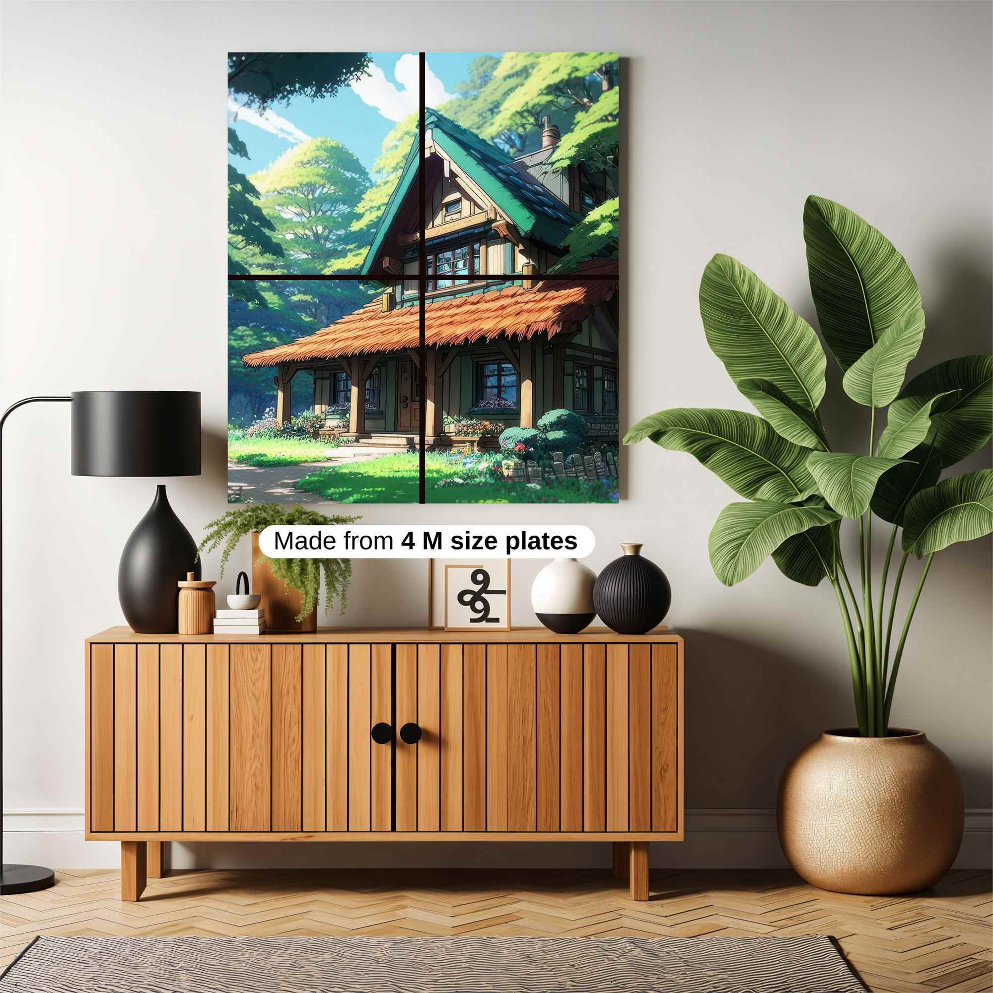 Cottage Tranquility Safe Wall Magnetic / M