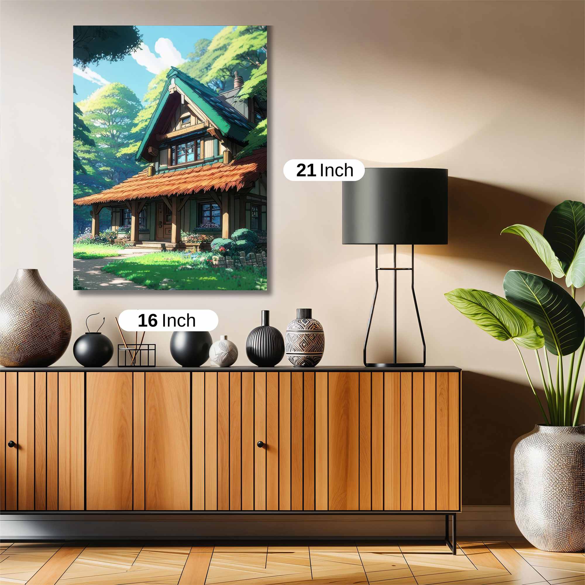 Cottage Tranquility Safe Wall Magnetic / M