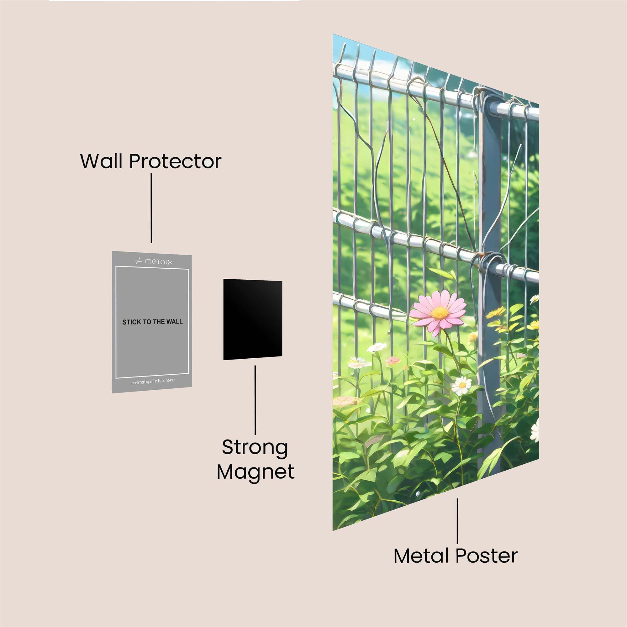 Fence Serenity Safe Wall Magnetic / M