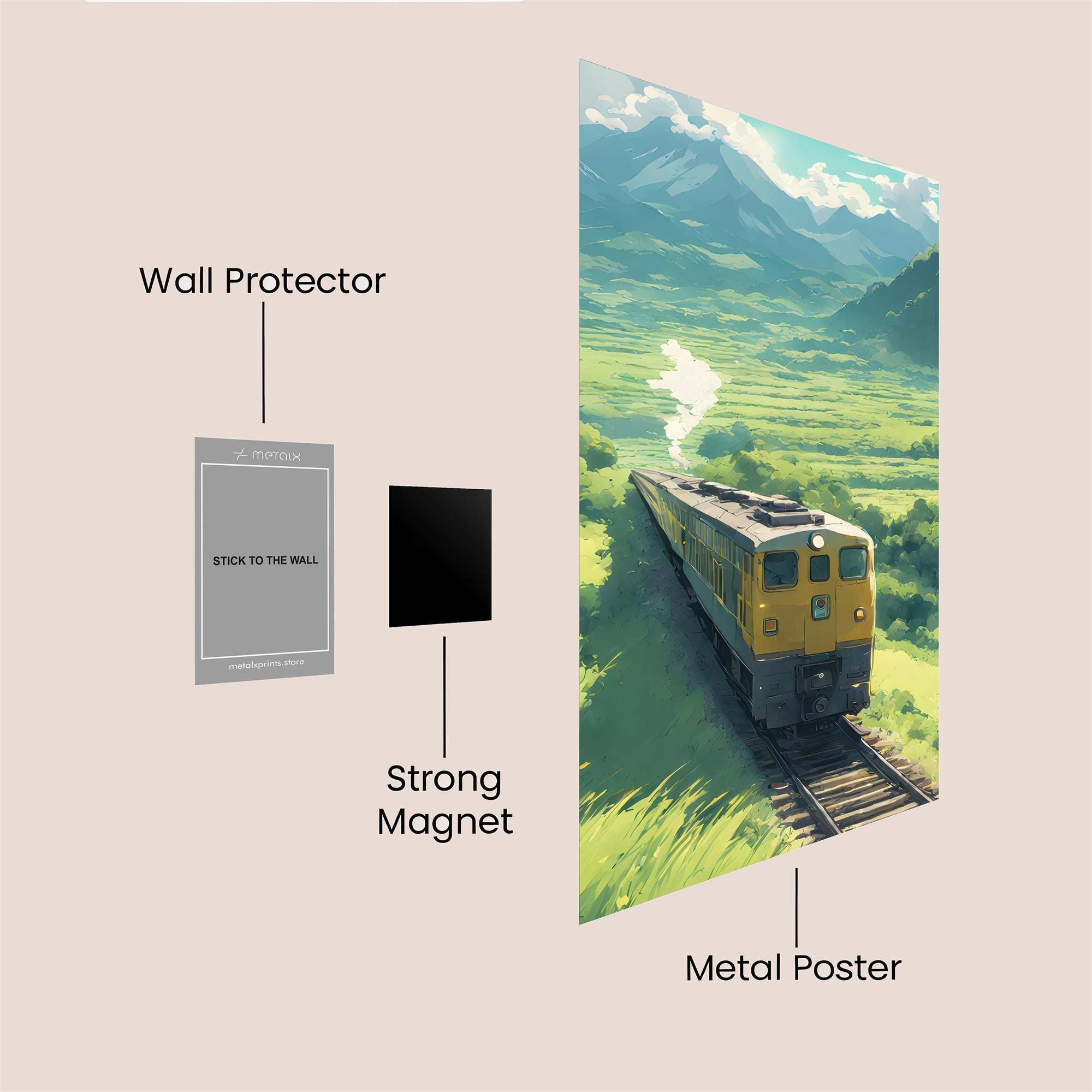 Mountain Serenity Safe Wall Magnetic / M