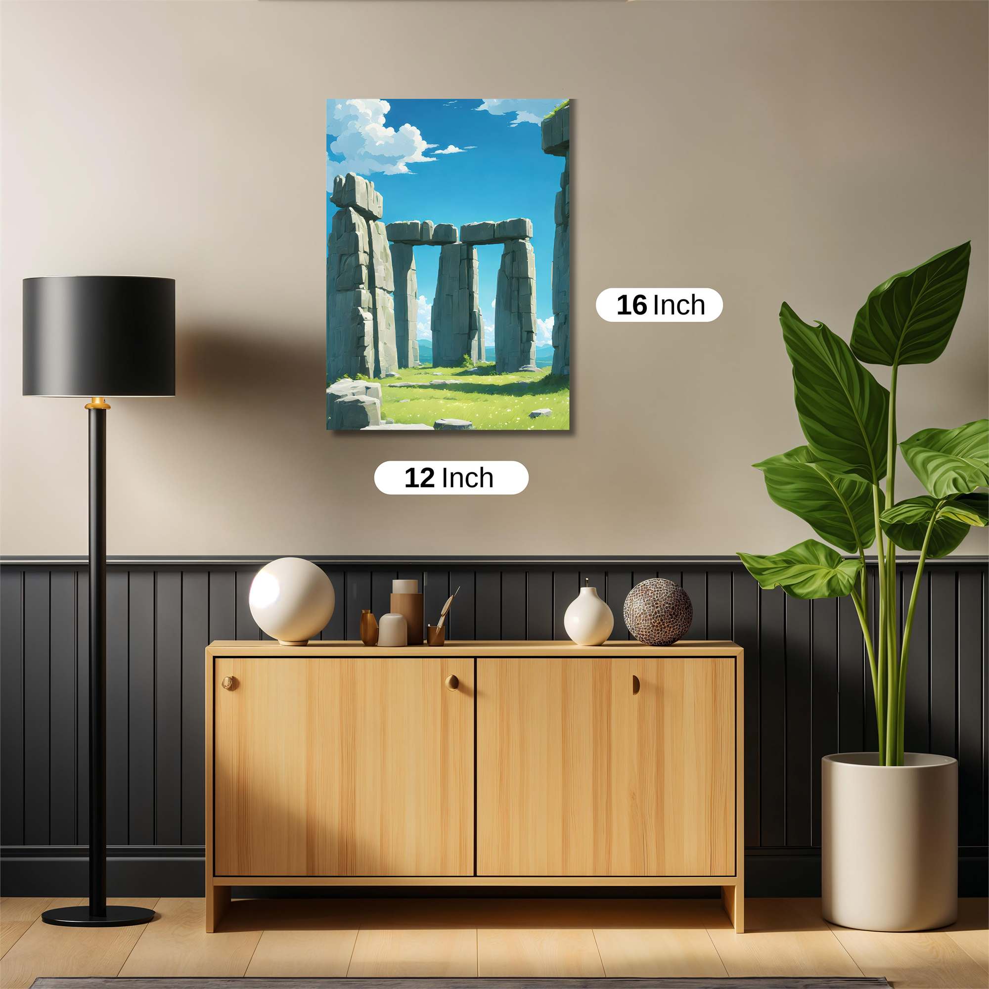 Stonehenge Serenity Safe Wall Magnetic / M