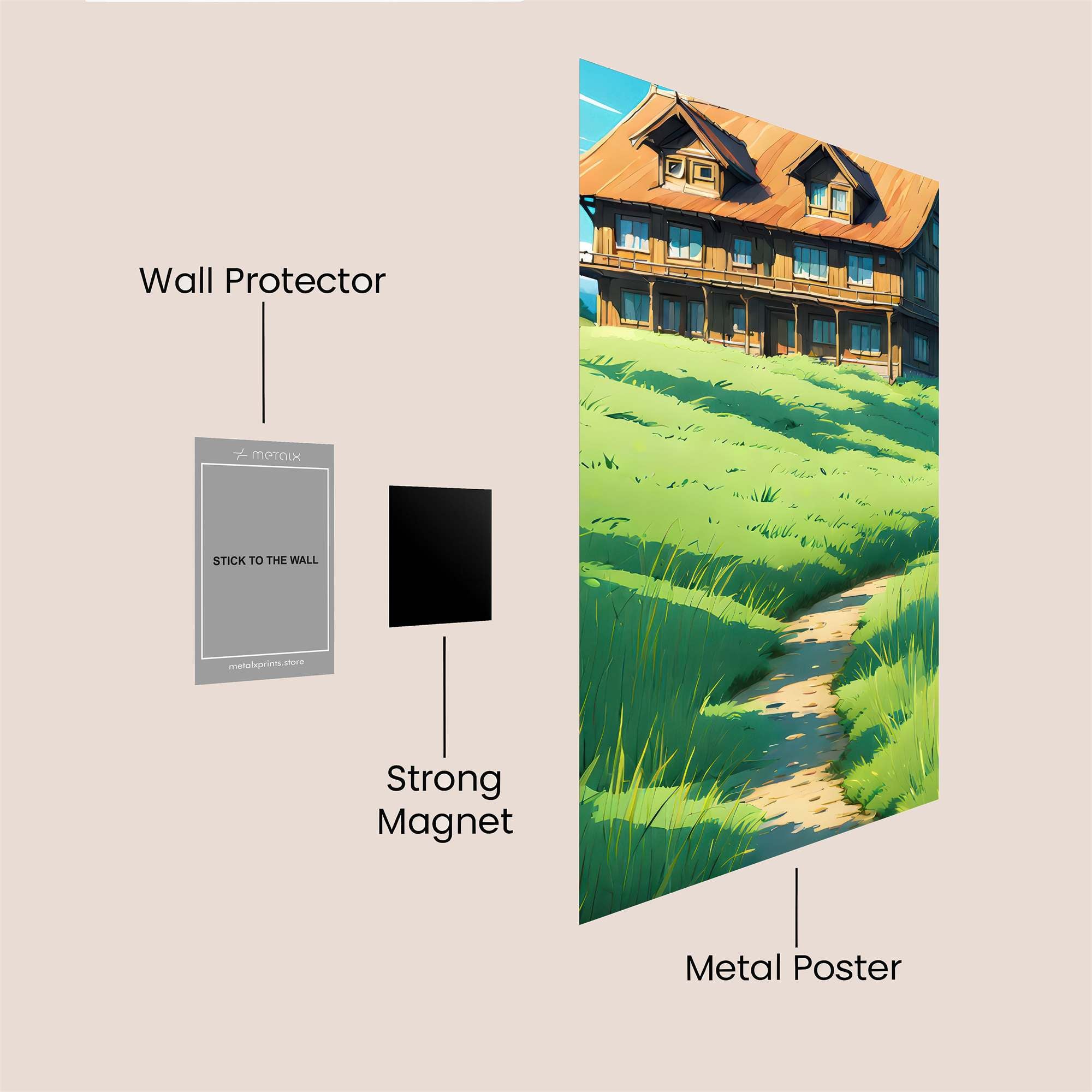 Cozy Haven Safe Wall Magnetic / M