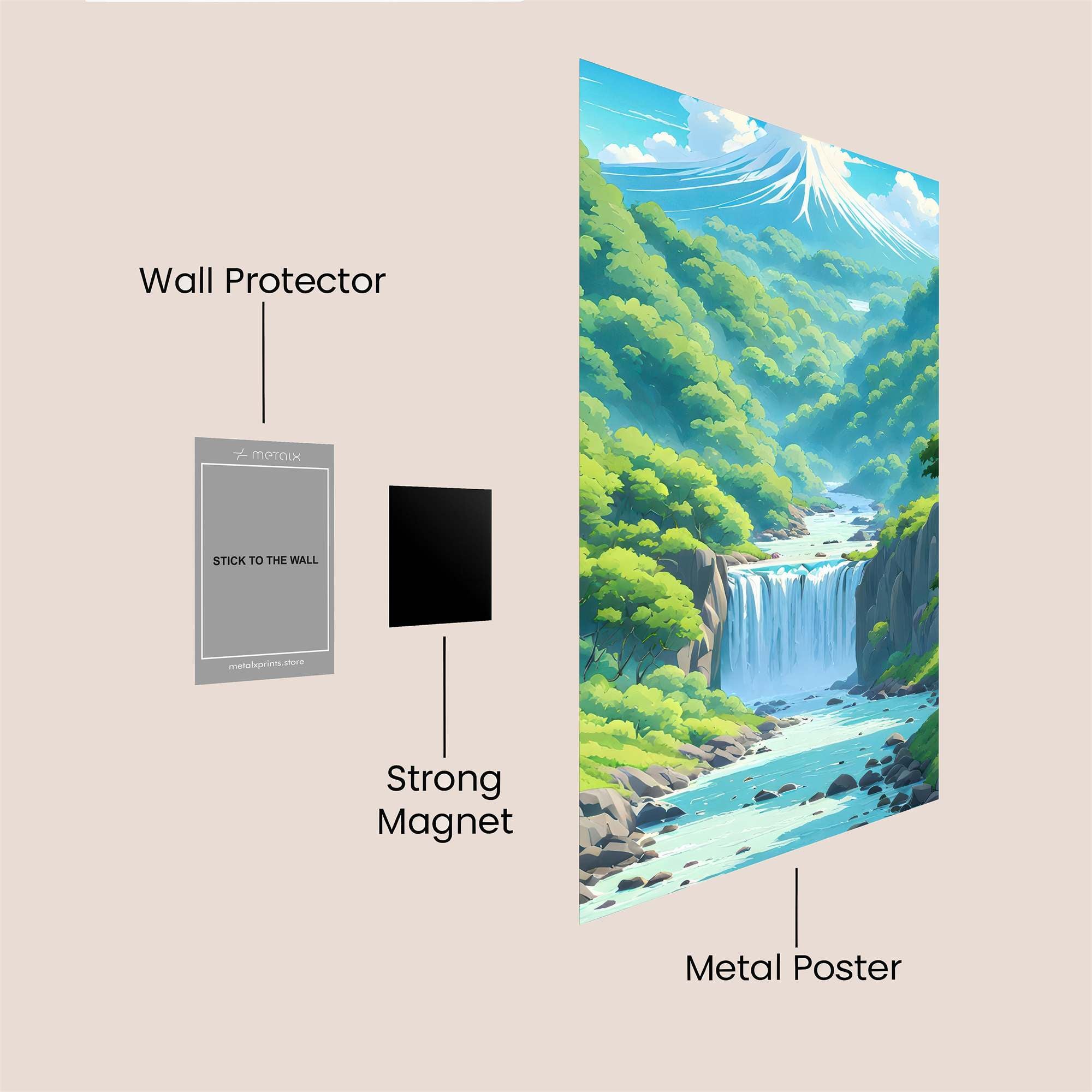 Fuji Serenity Safe Wall Magnetic / M
