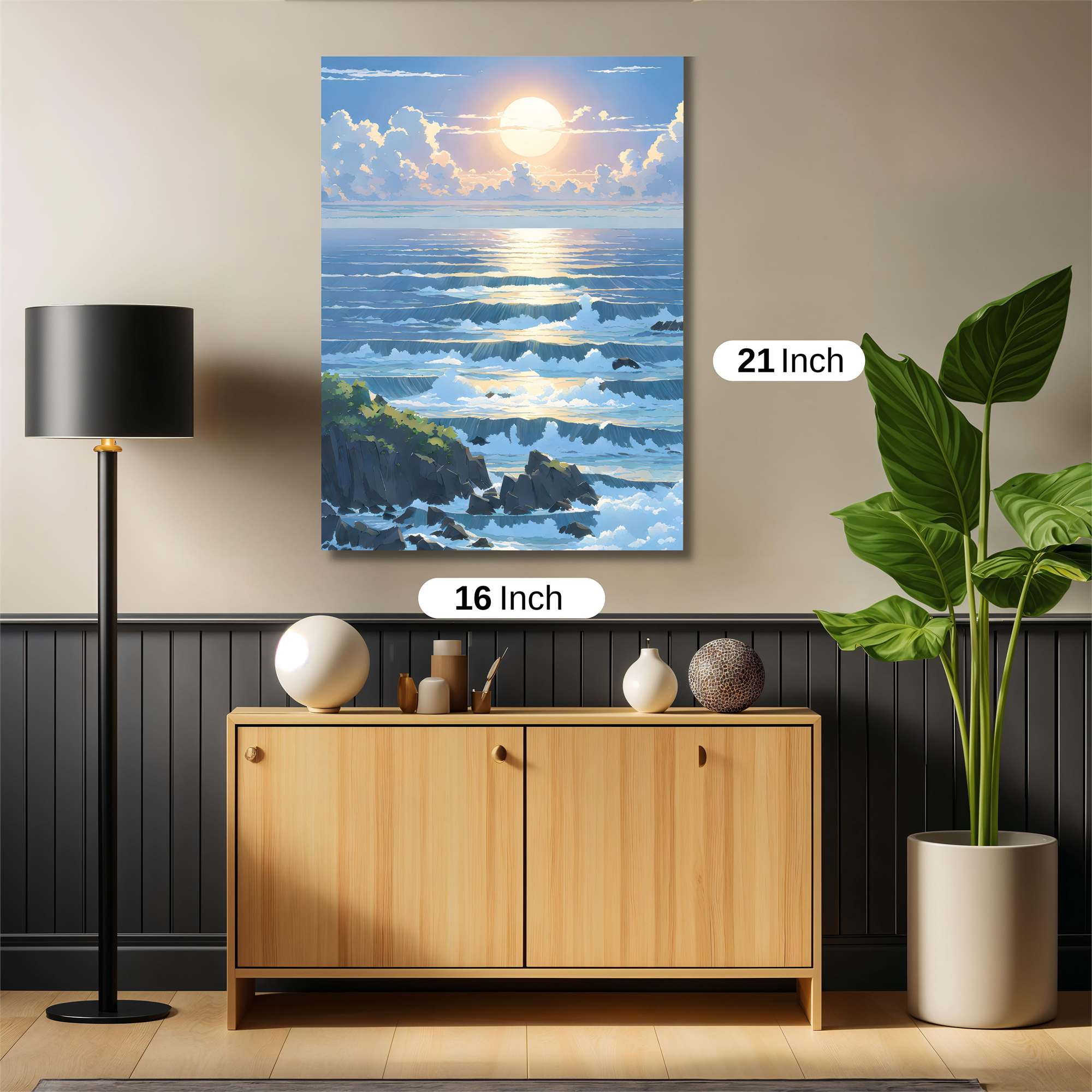Sunrise Serenity Safe Wall Magnetic / M