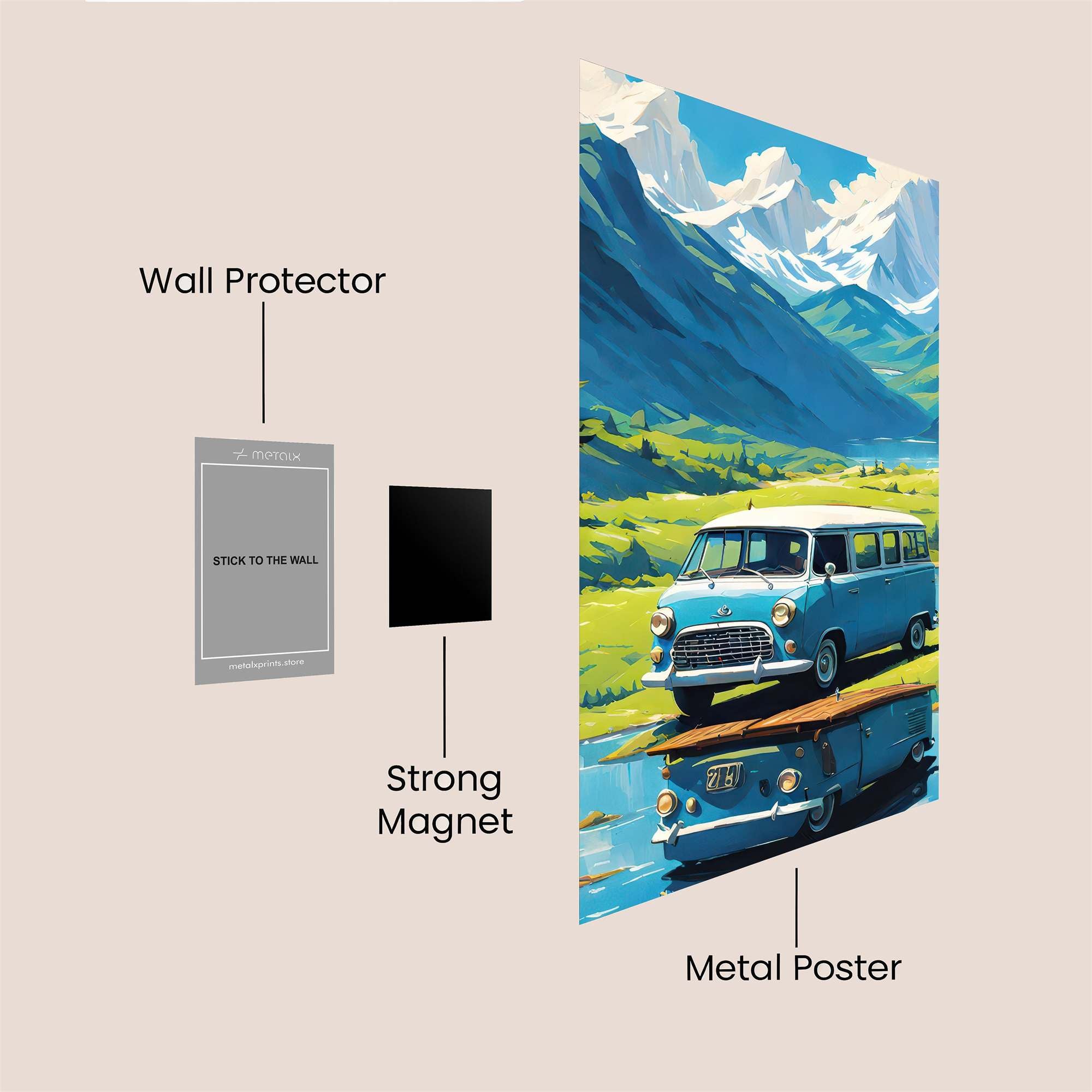 Alpine Serenity Safe Wall Magnetic / M