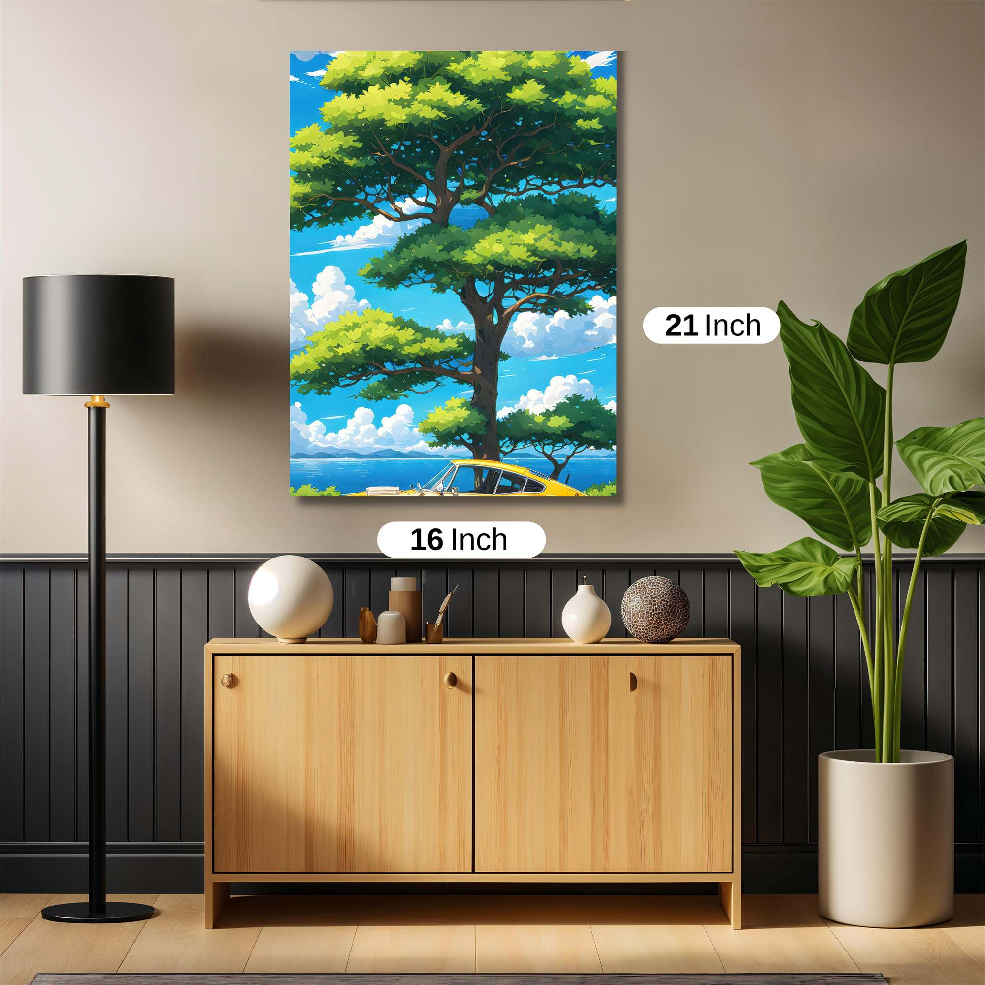 Sunny Serenity Safe Wall Magnetic / M