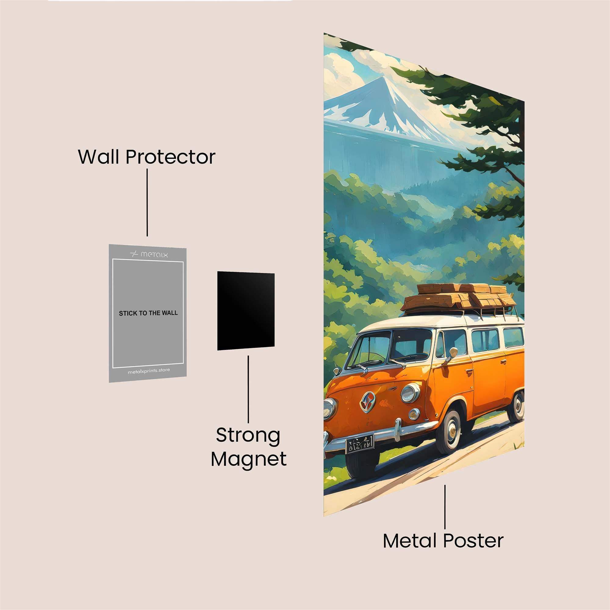 Fuji Adventure Safe Wall Magnetic / M