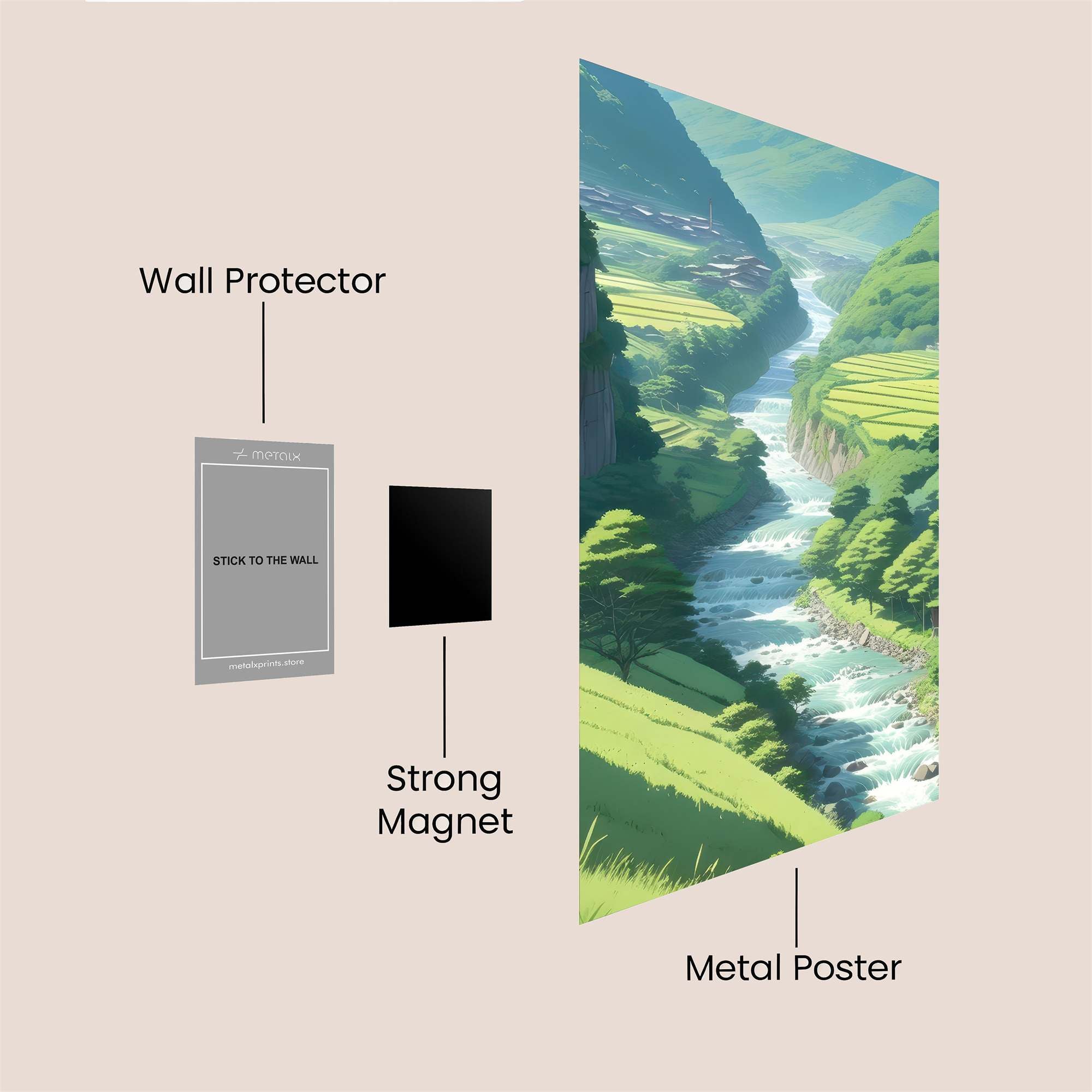 Valley Serenity Safe Wall Magnetic / M