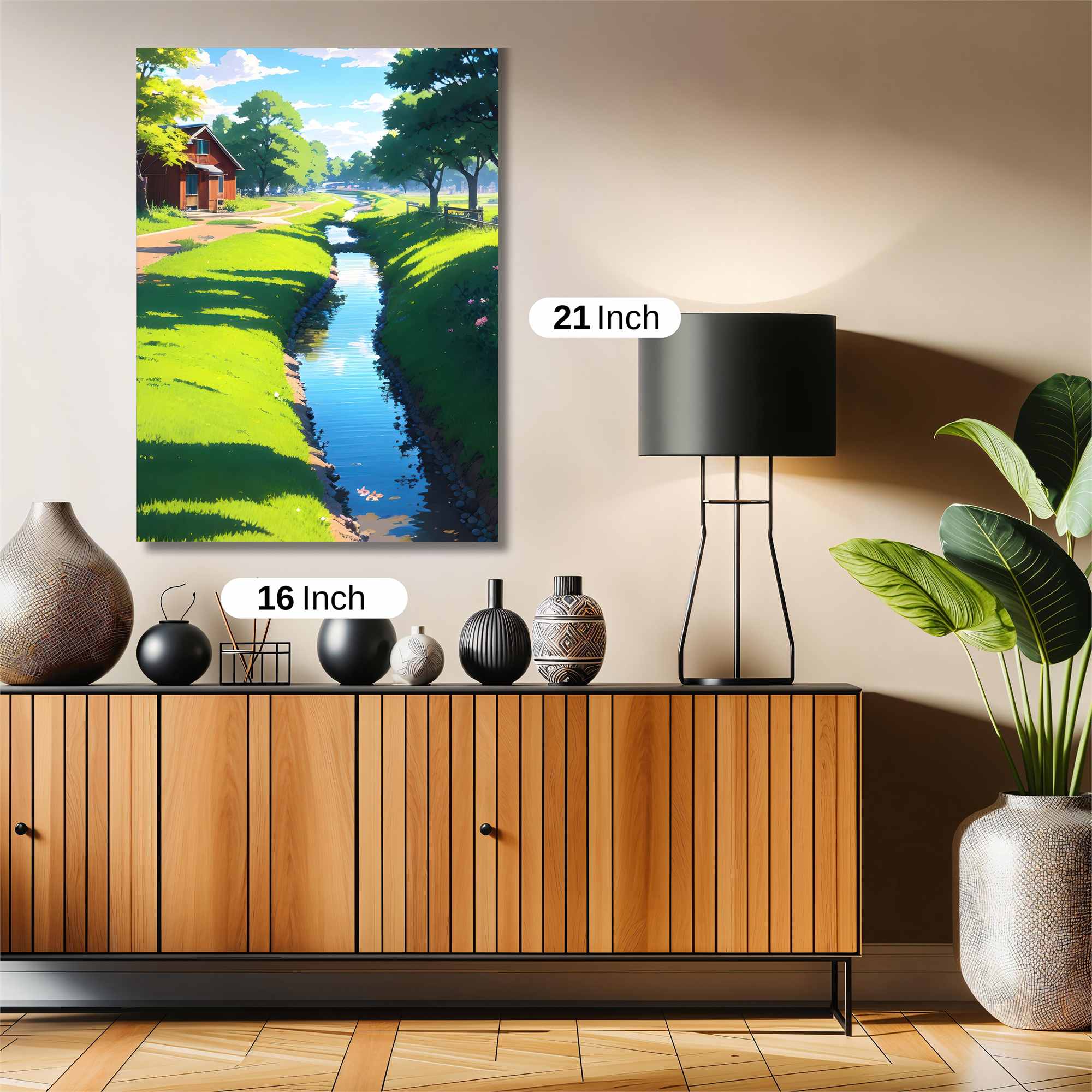 Cottage Serenity Safe Wall Magnetic / M