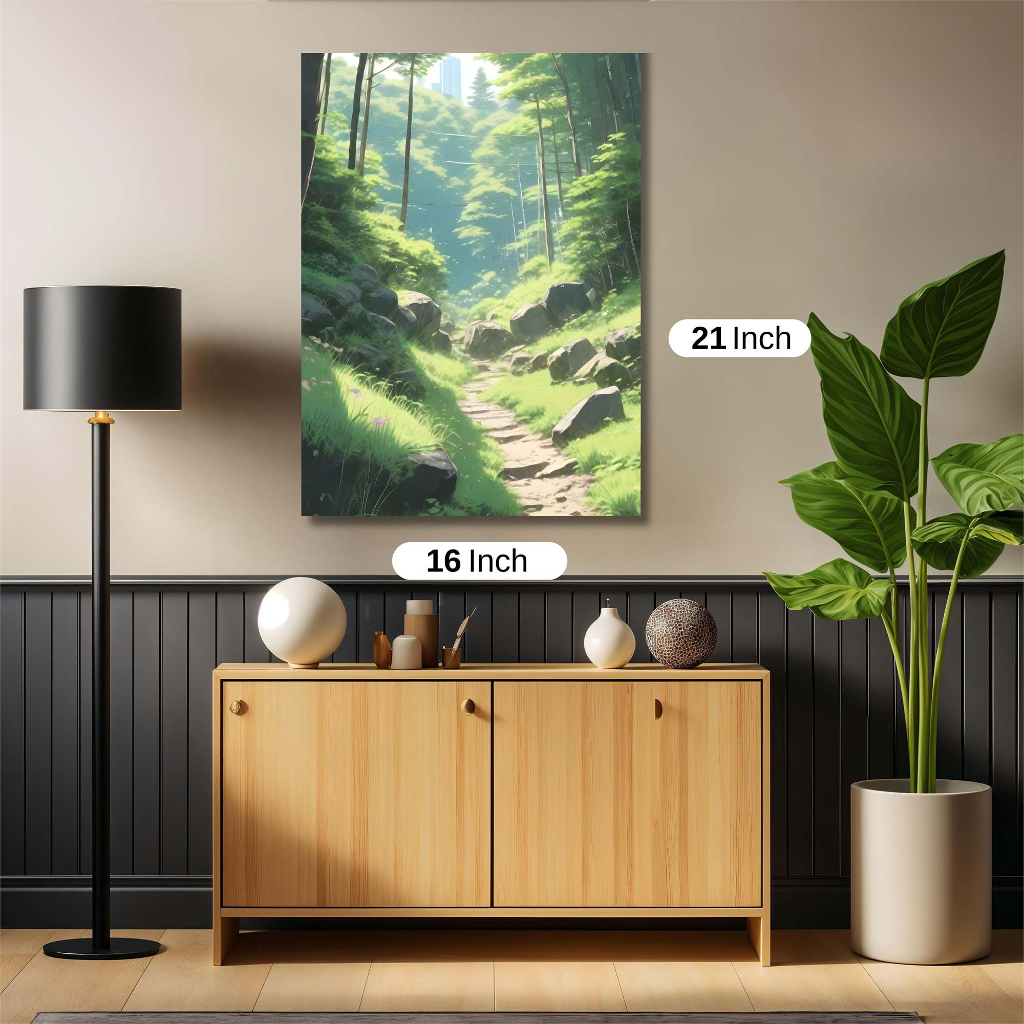 Forest Serenity Safe Wall Magnetic / M