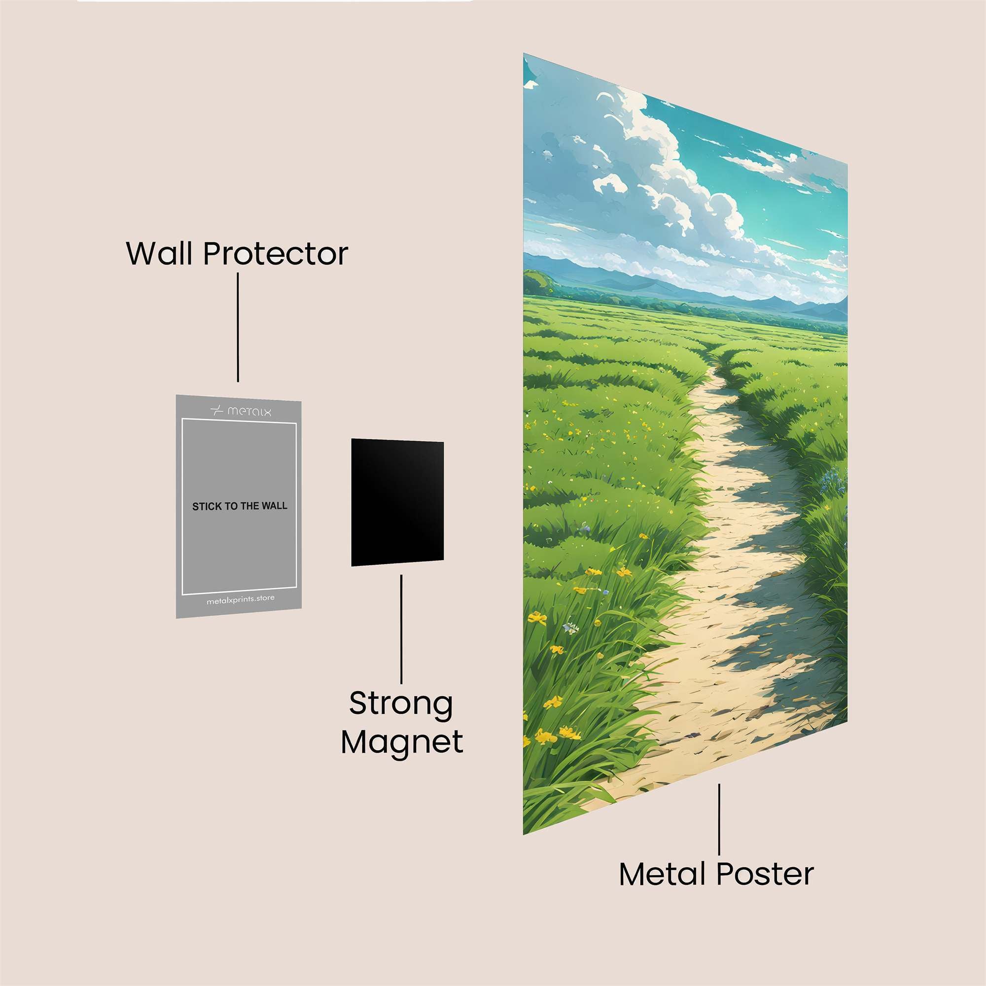 Path Serenity Safe Wall Magnetic / M