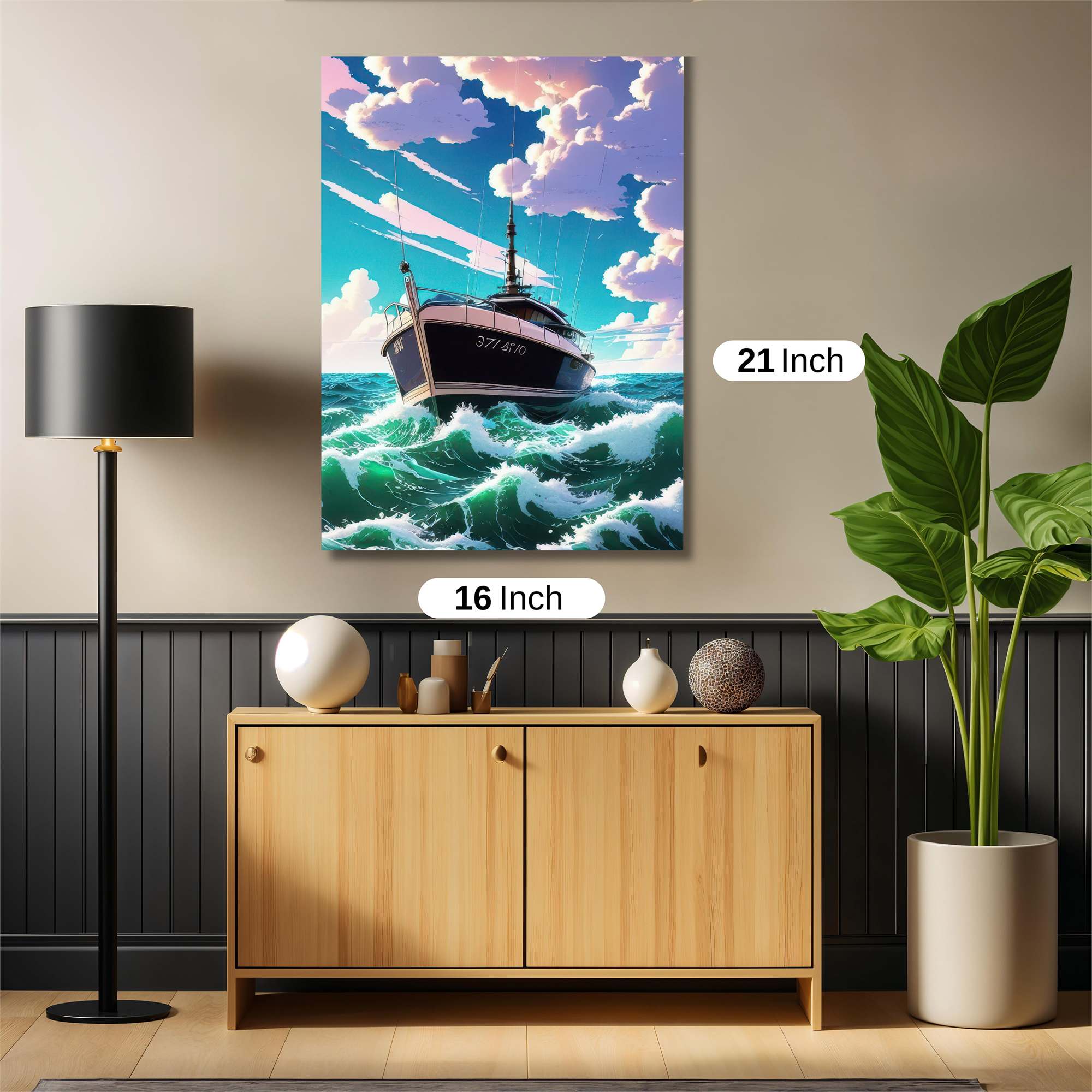 Oceanic Serenity Safe Wall Magnetic / M