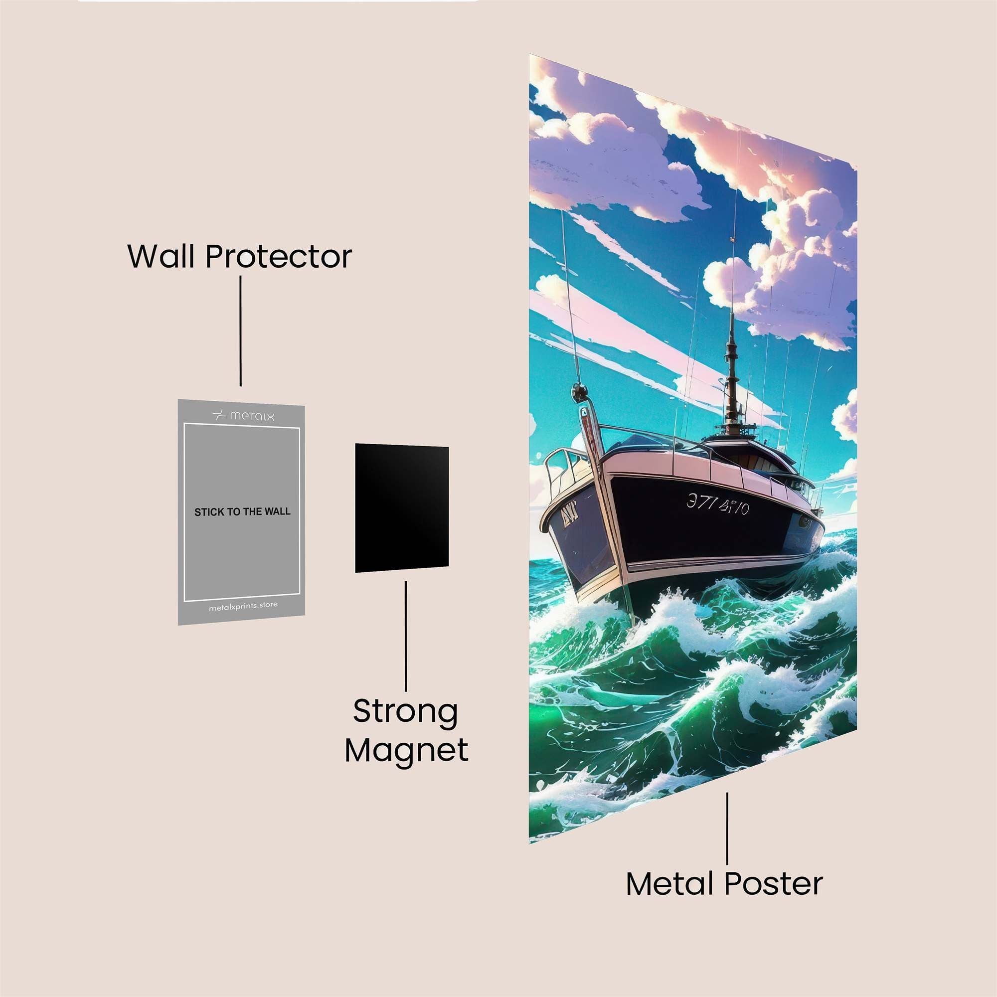 Oceanic Serenity Safe Wall Magnetic / M