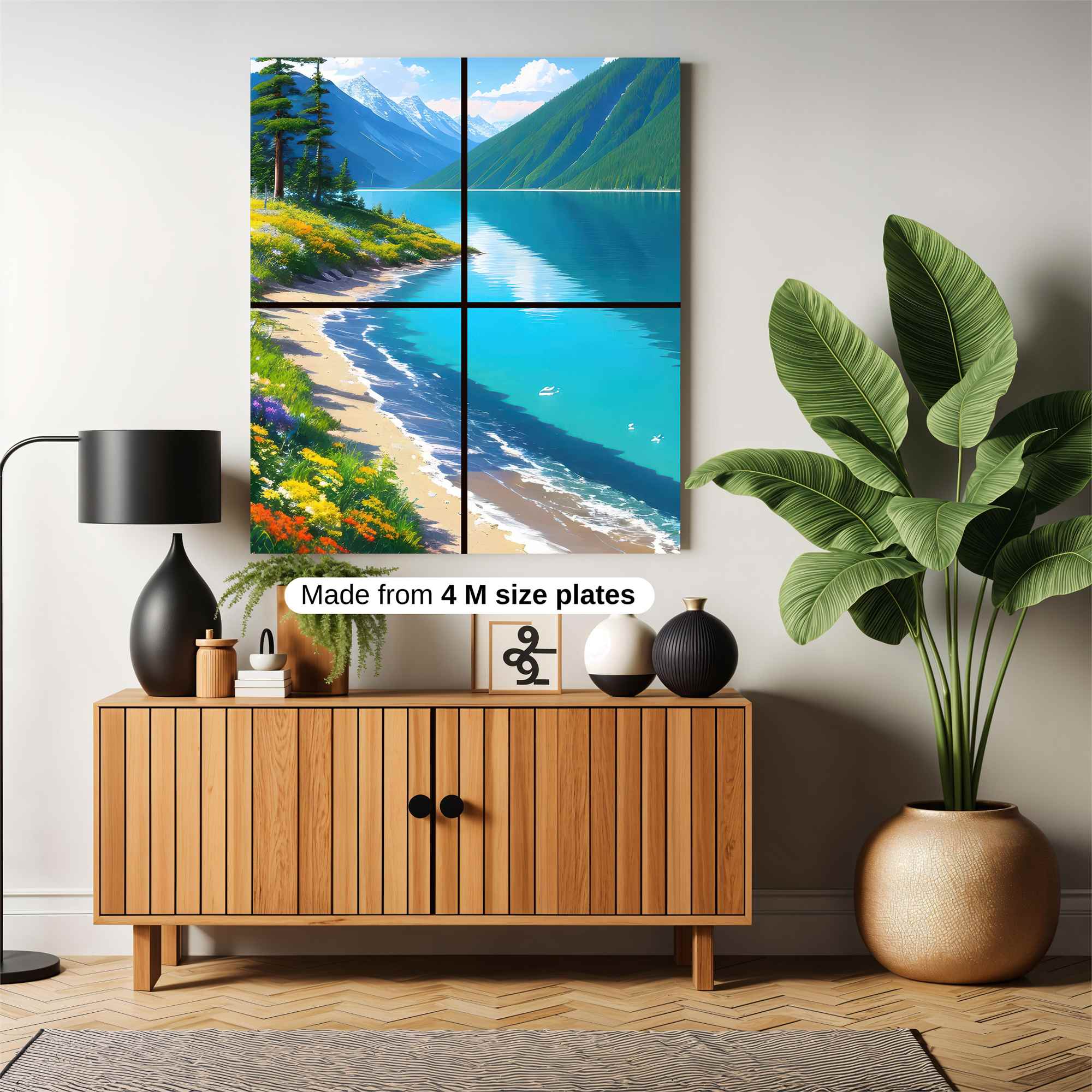 Mountain Serenity Safe Wall Magnetic / M