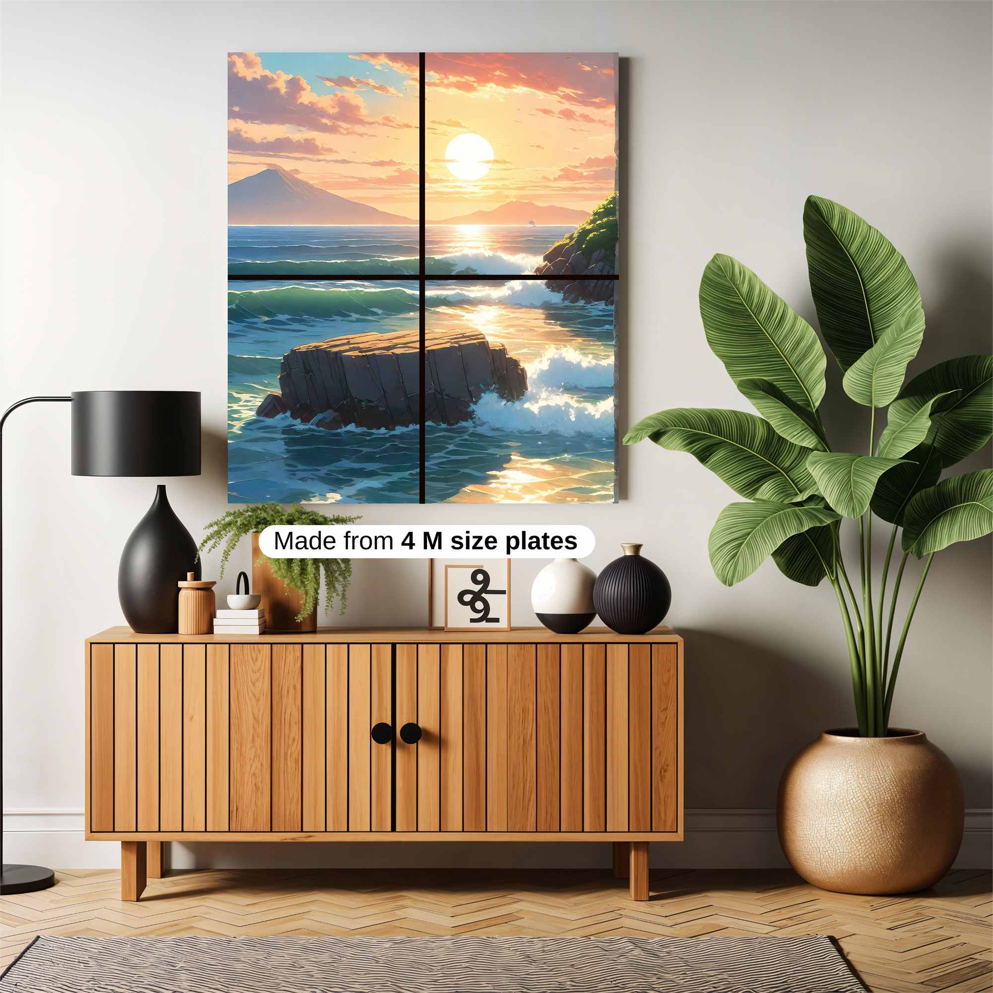 Sunset Serenity Safe Wall Magnetic / M