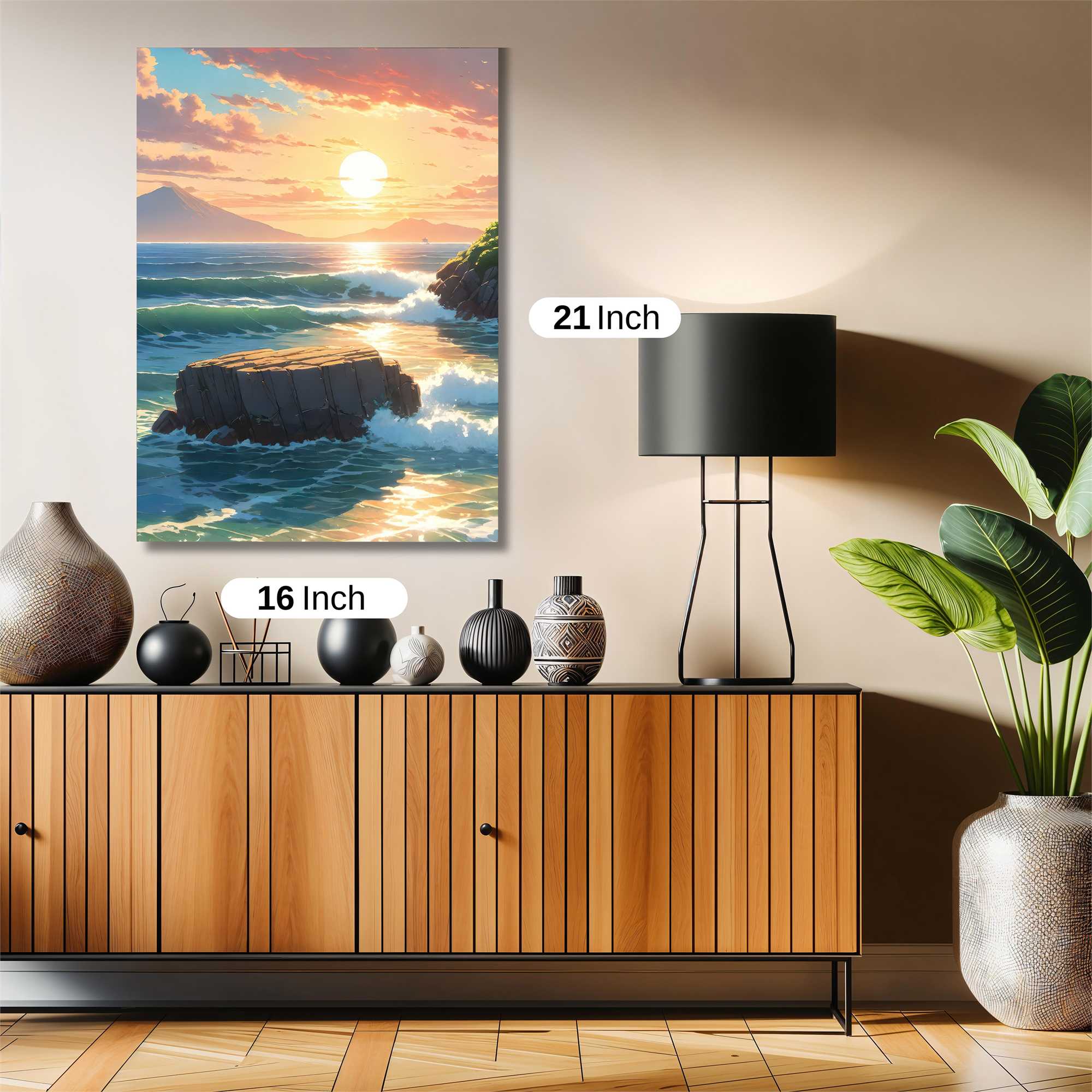 Sunset Serenity Safe Wall Magnetic / M