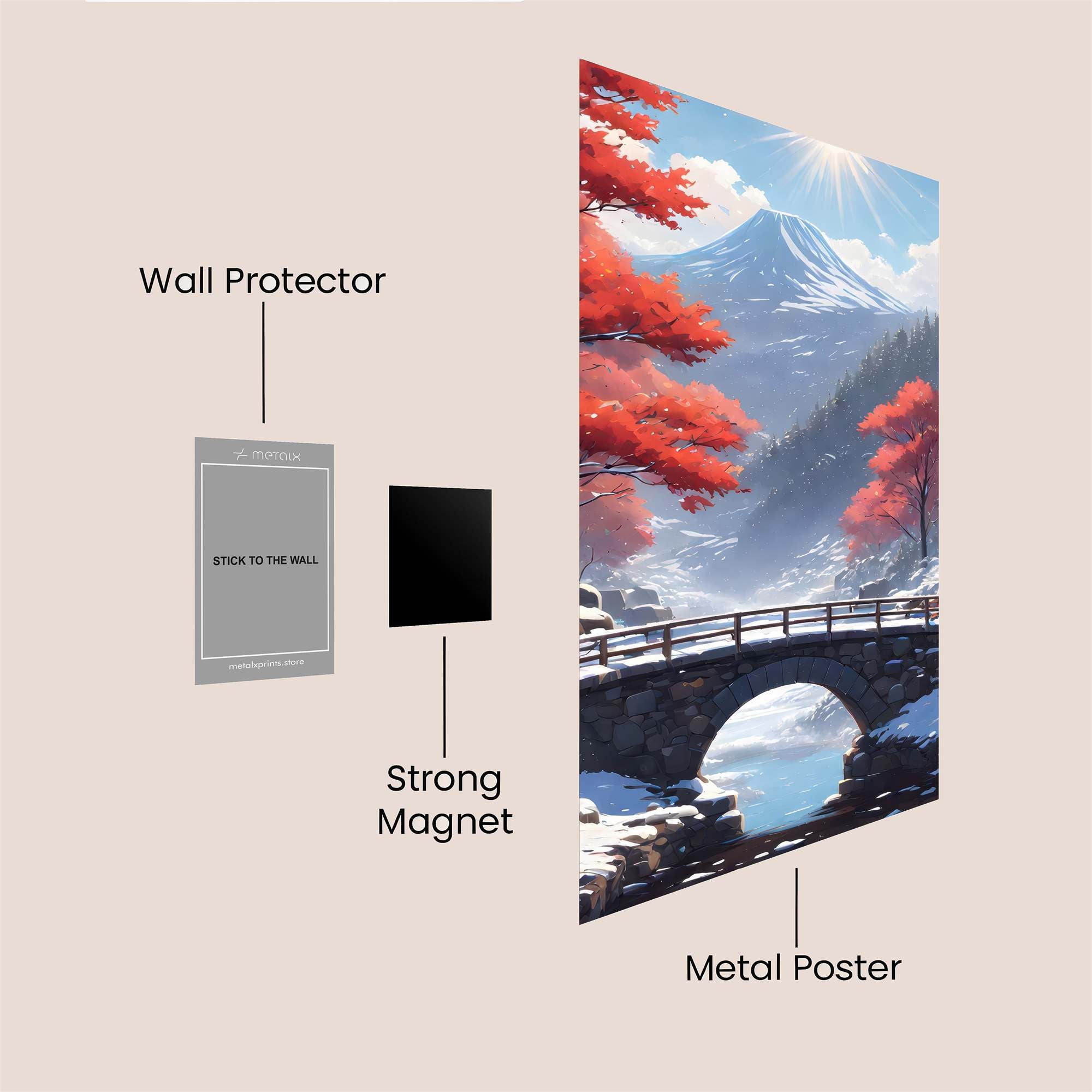 Fuji Serenity Safe Wall Magnetic / M