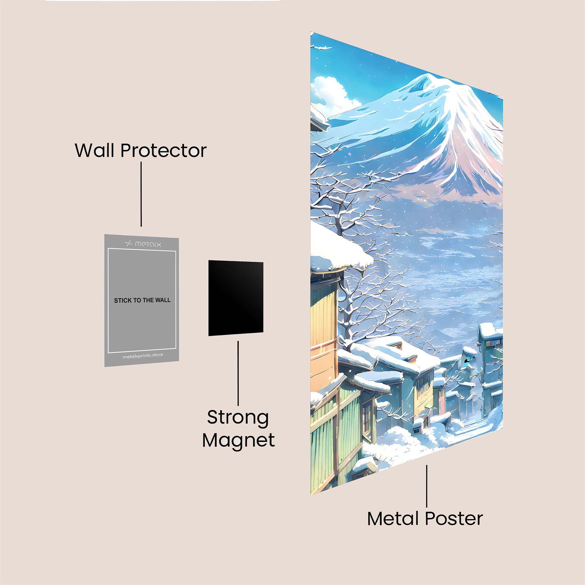 Fuji Serenity Safe Wall Magnetic / M