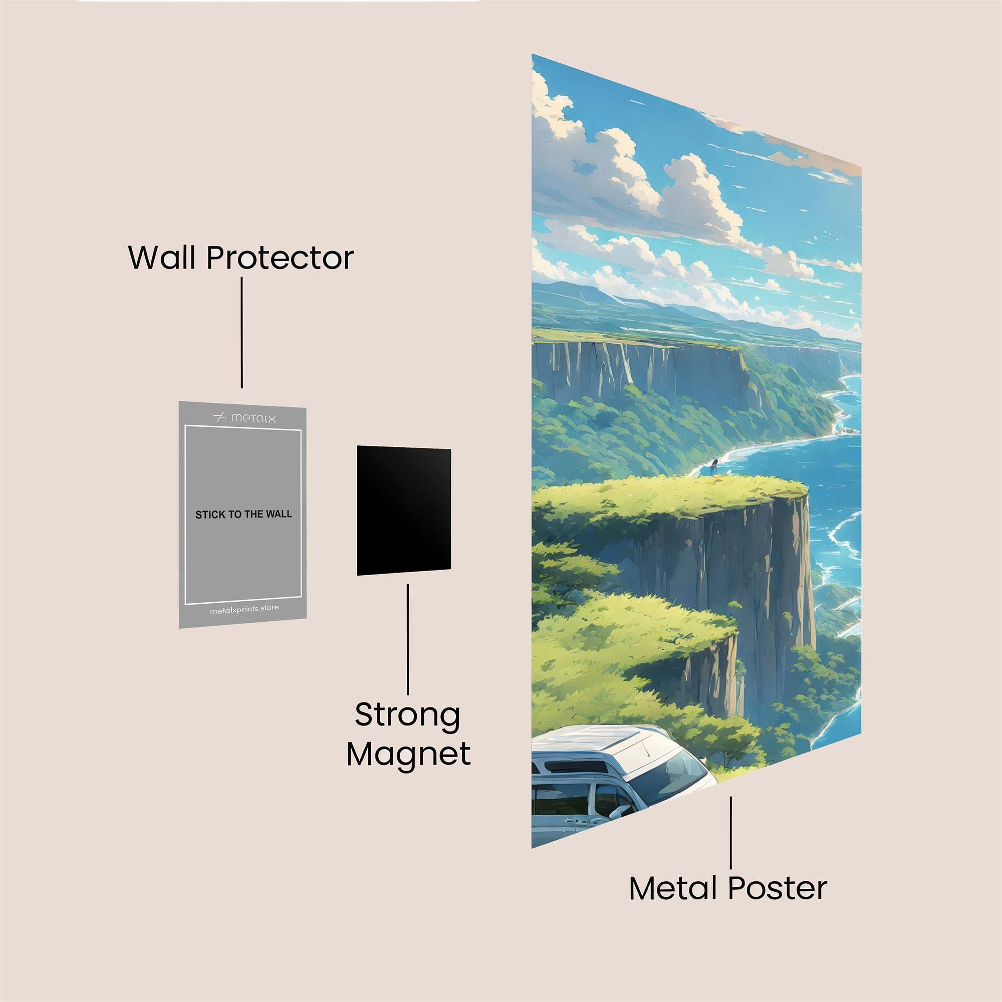 Cliff Serenity Safe Wall Magnetic / M