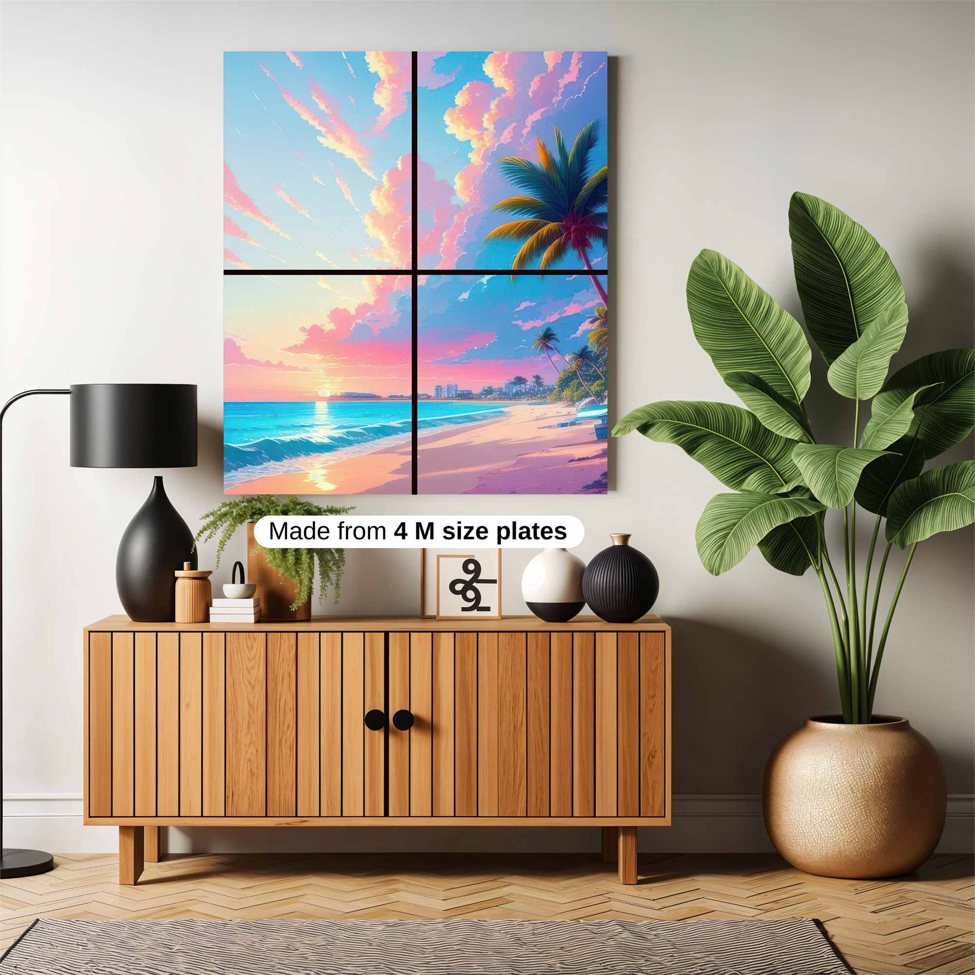 Sunset Serenity Safe Wall Magnetic / M