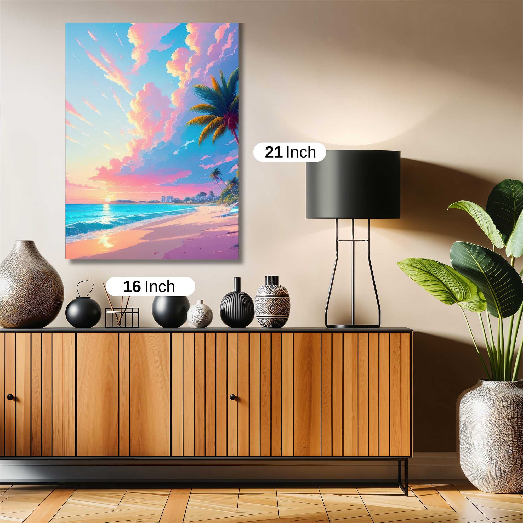 Sunset Serenity Safe Wall Magnetic / M