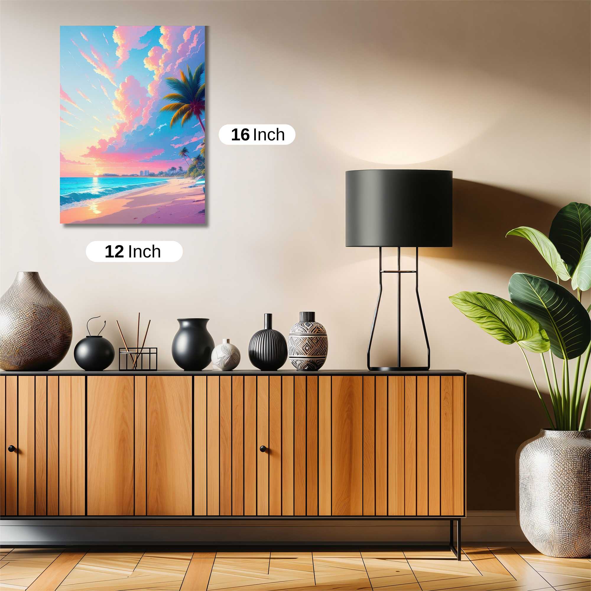 Sunset Serenity Safe Wall Magnetic / M