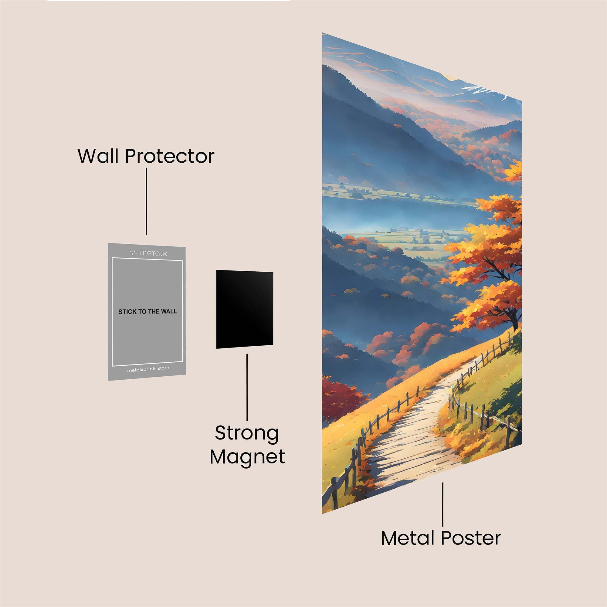 Fuji Serenity Safe Wall Magnetic / M