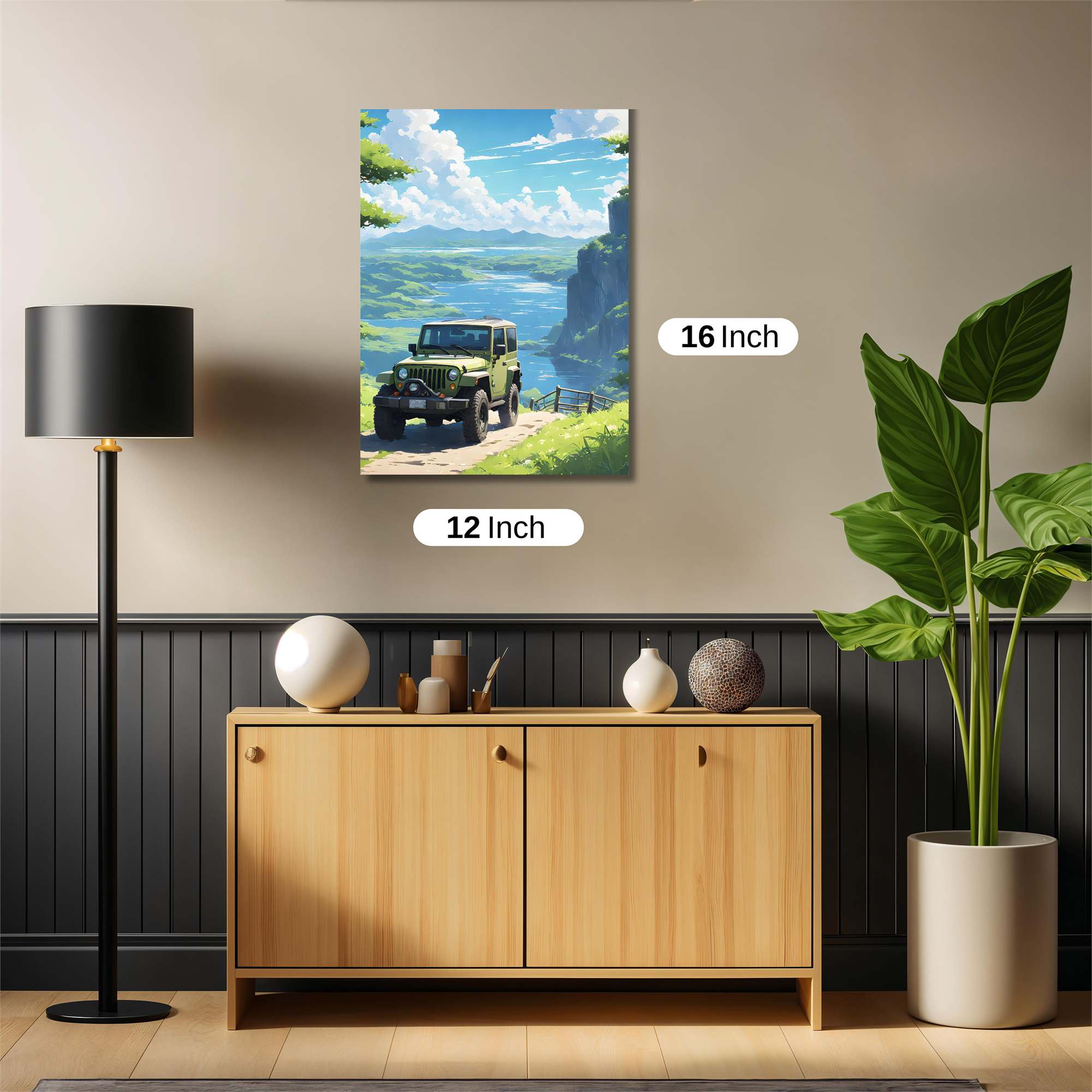 Jeep Serenity Safe Wall Magnetic / M