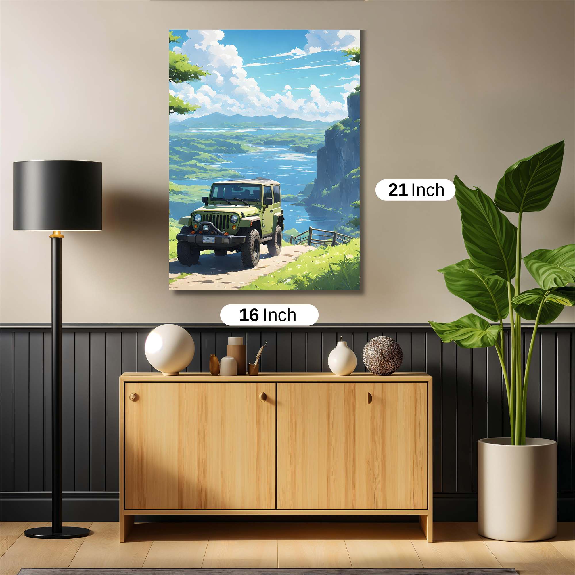 Jeep Serenity Safe Wall Magnetic / M