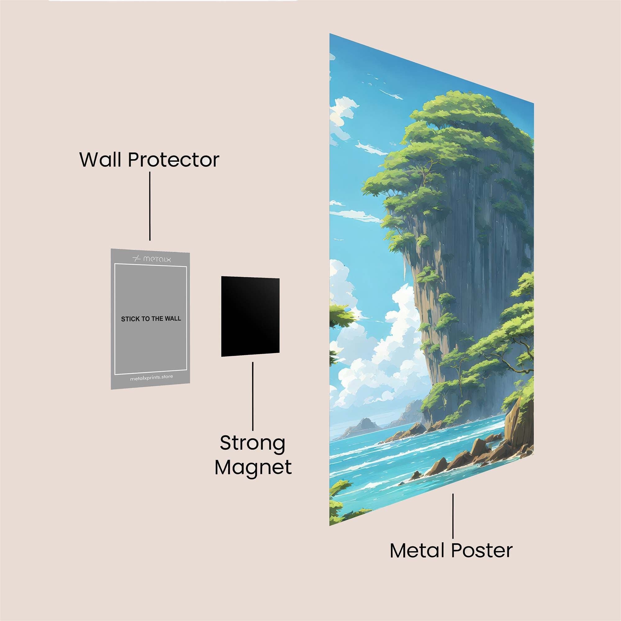 Cliff Serenity Safe Wall Magnetic / M