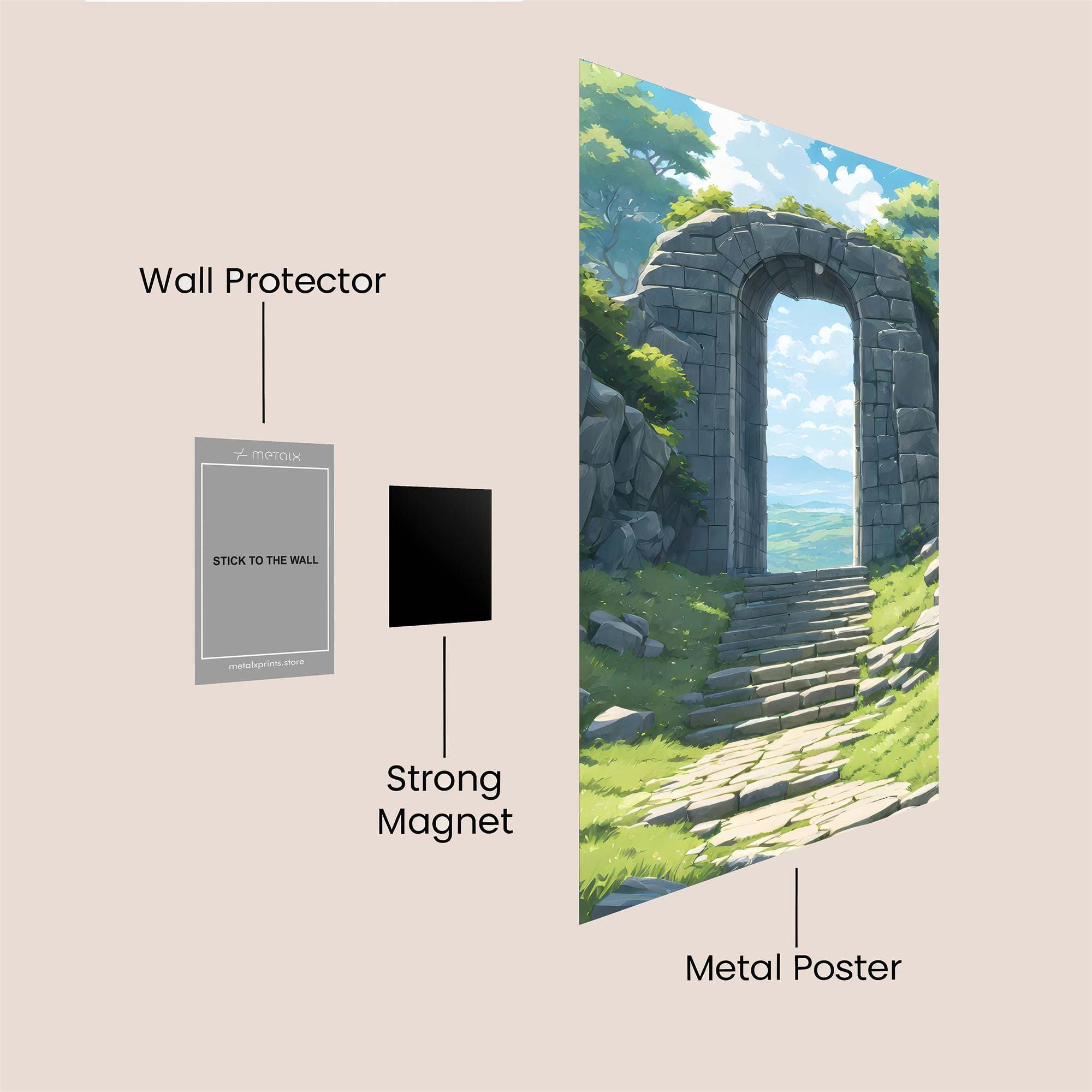 Portal Serenity Safe Wall Magnetic / M