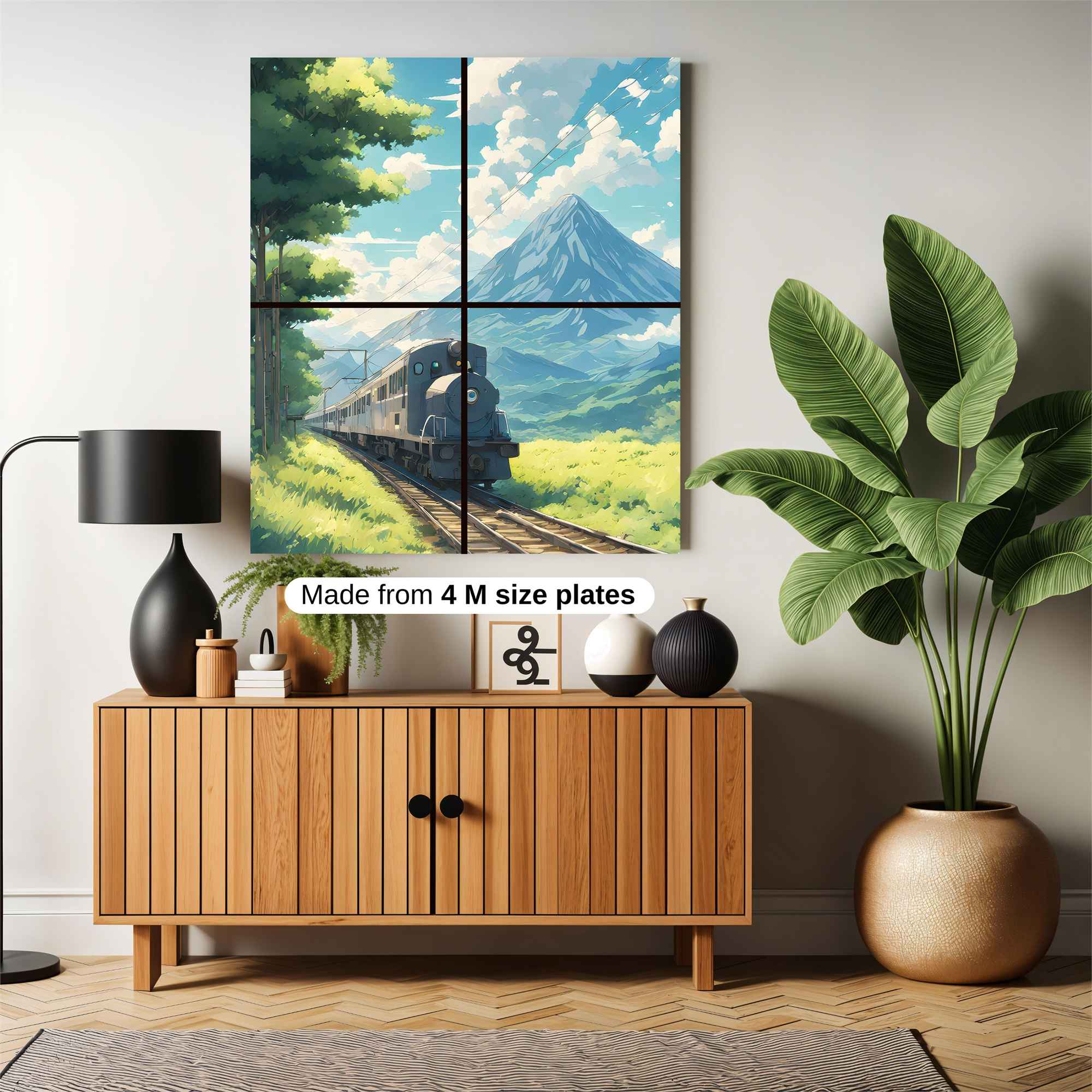 Train Tranquil Safe Wall Magnetic / M